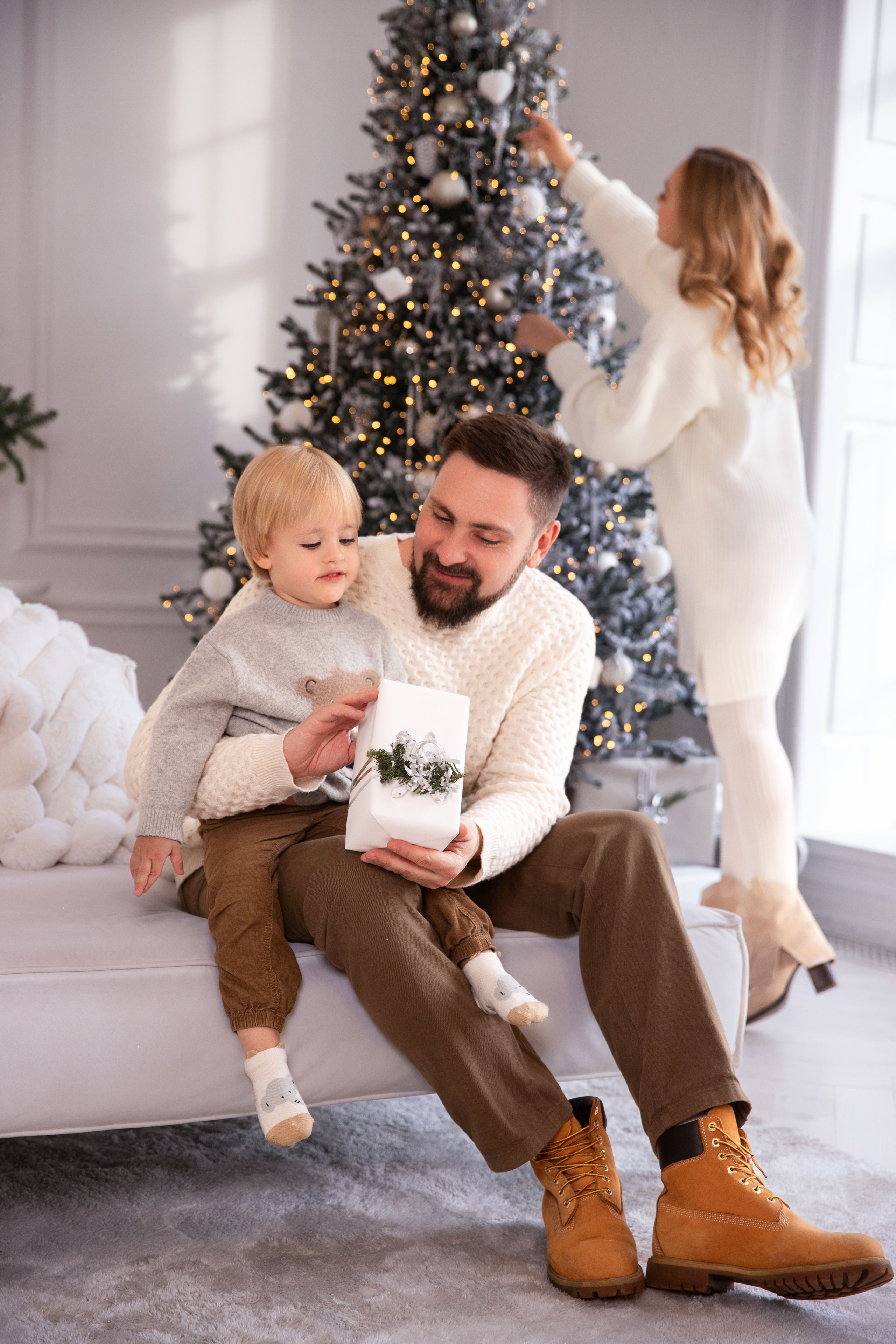 Новорічна сімейна фотозйомка. Сімейний та дитячий фотограф Київ, Ірпінь, Буча — Галина Пивоварова