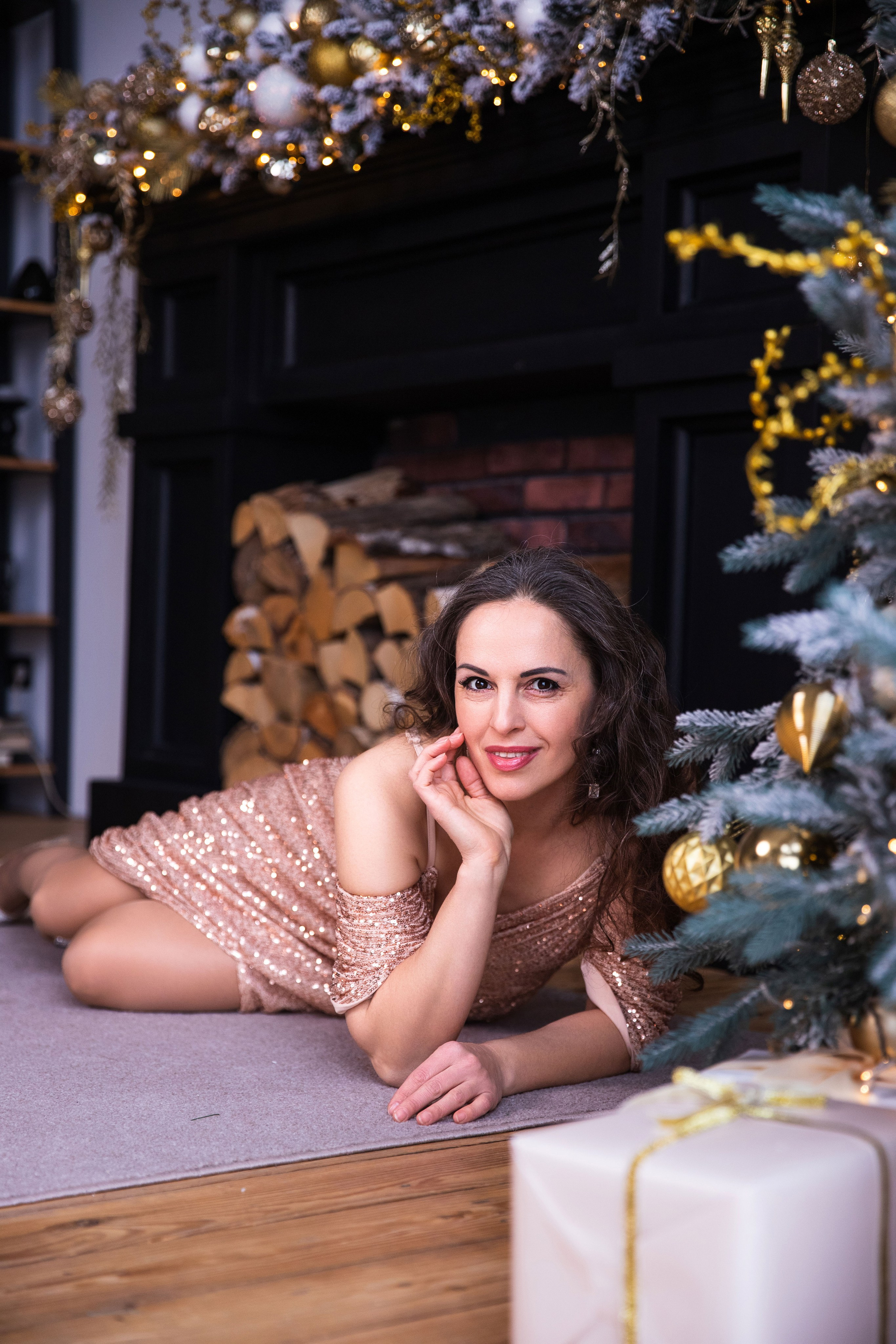 Новорічна фотозйомка з Юлею. Сімейний та дитячий фотограф Київ, Ірпінь, Буча — Галина Пивоварова