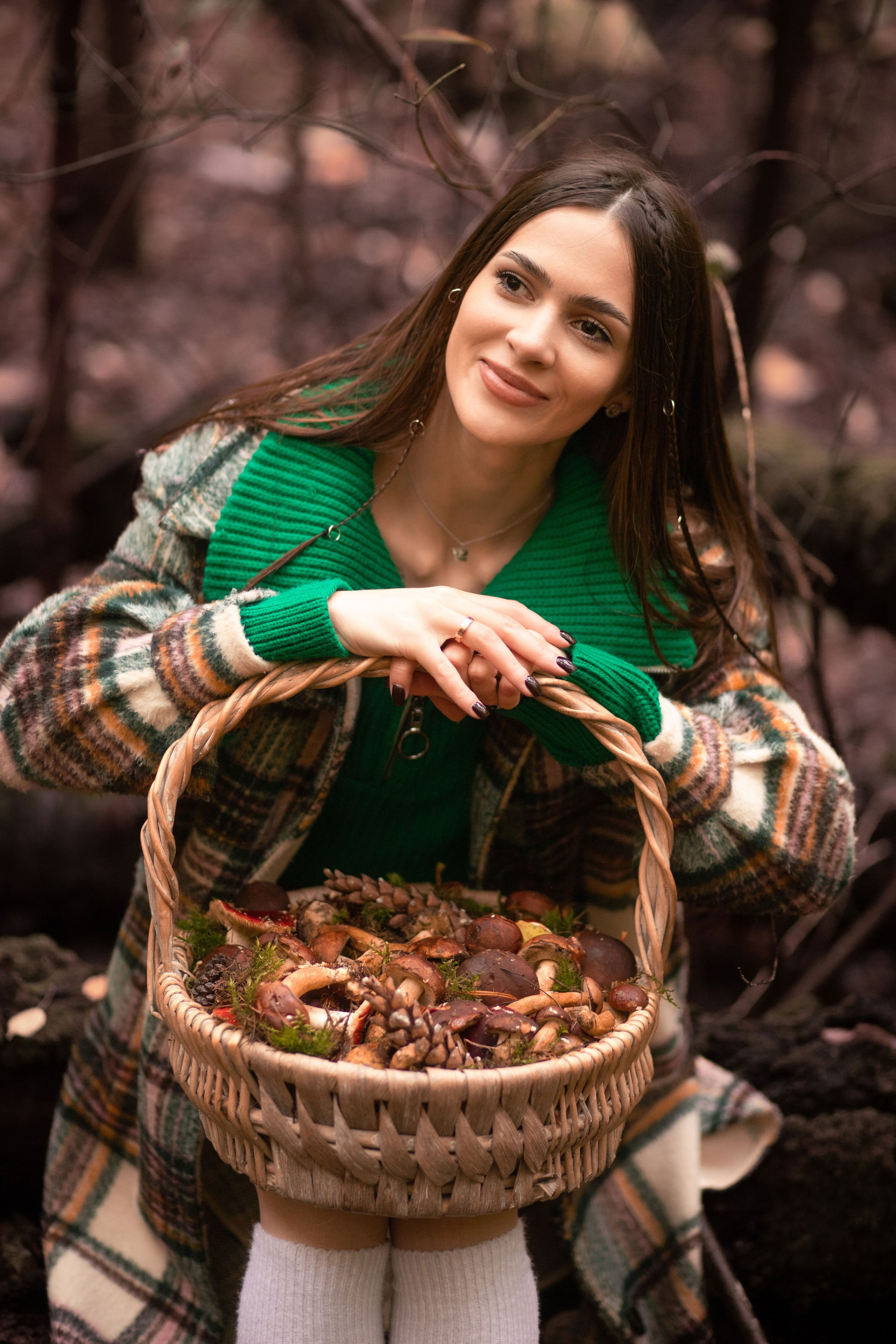 Фотопрогулянка осіннім лісом з Настею. Сімейний та дитячий фотограф Київ, Ірпінь, Буча — Галина Пивоварова