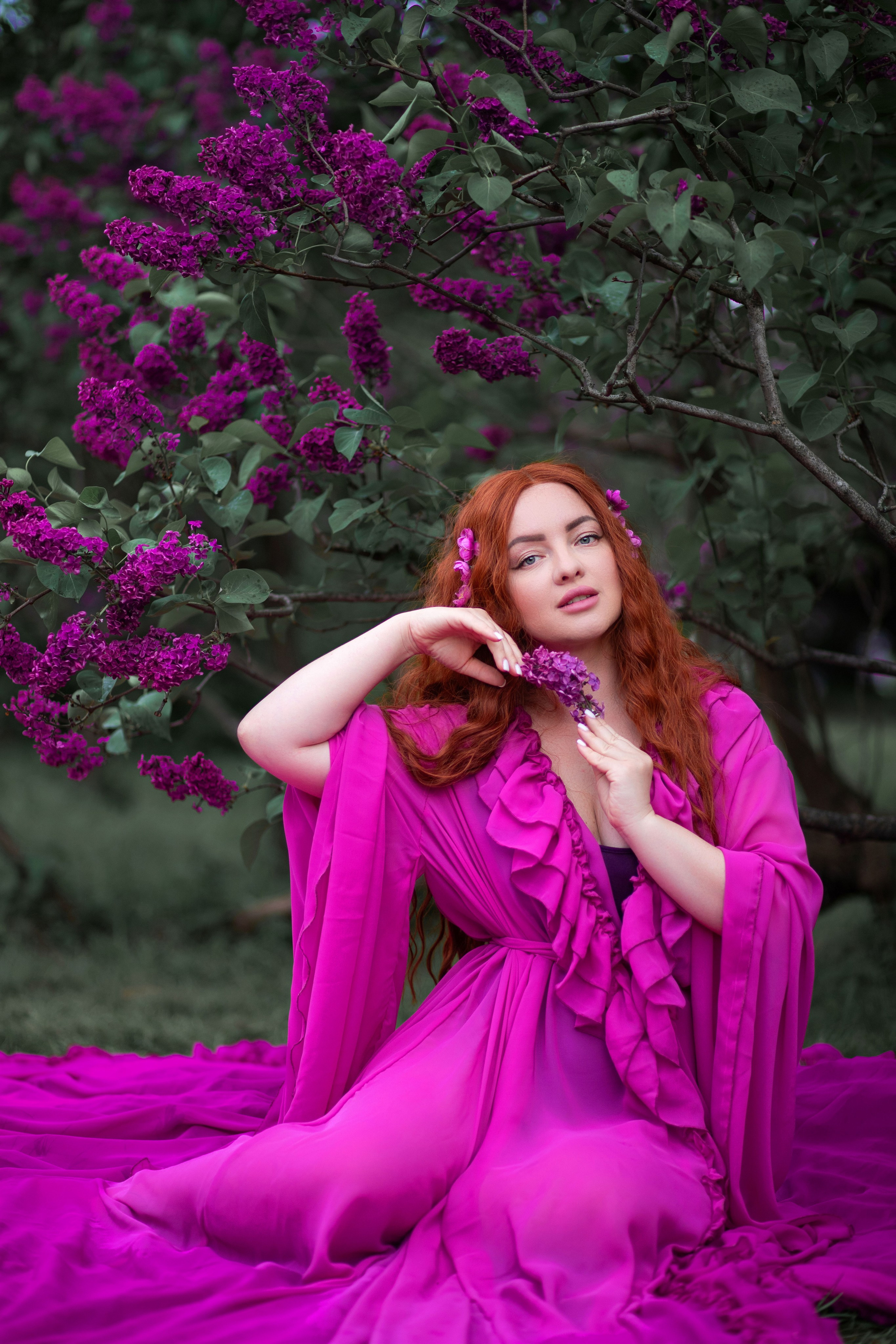 Фотозйомка з Яною «Бузковий запах весни». Сімейний та дитячий фотограф Київ, Ірпінь, Буча — Галина Пивоварова