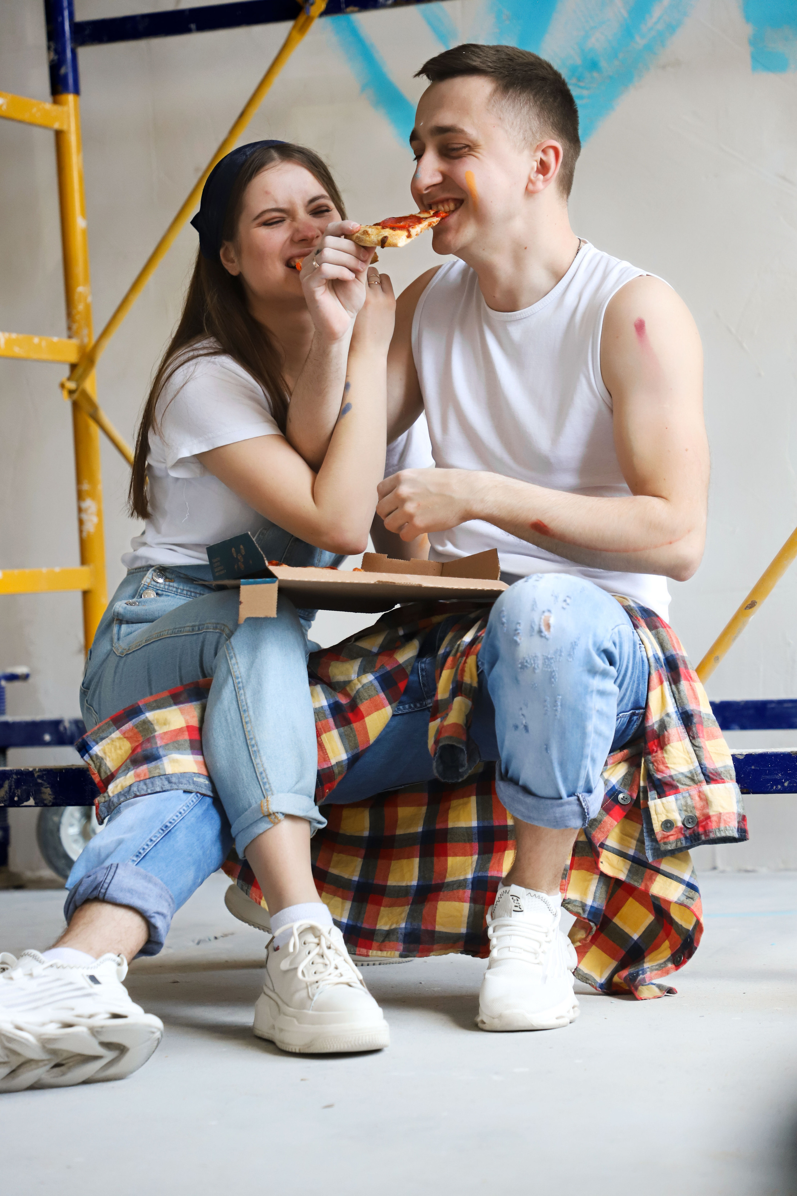 Фотосесія Lovestory Діани та Михайла в процесі ремонту. Сімейний та дитячий фотограф Київ, Ірпінь, Буча — Галина Пивоварова