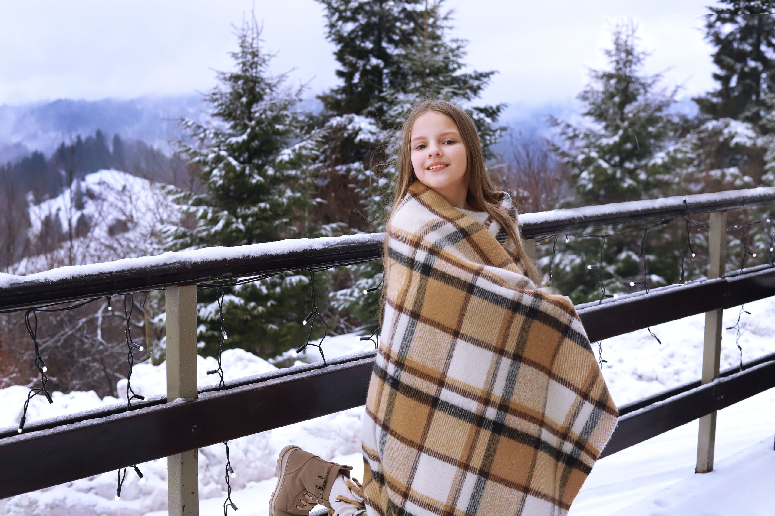 Фотосессия в заснеженных горах. Сімейний та дитячий фотограф Київ, Ірпінь, Буча — Галина Пивоварова
