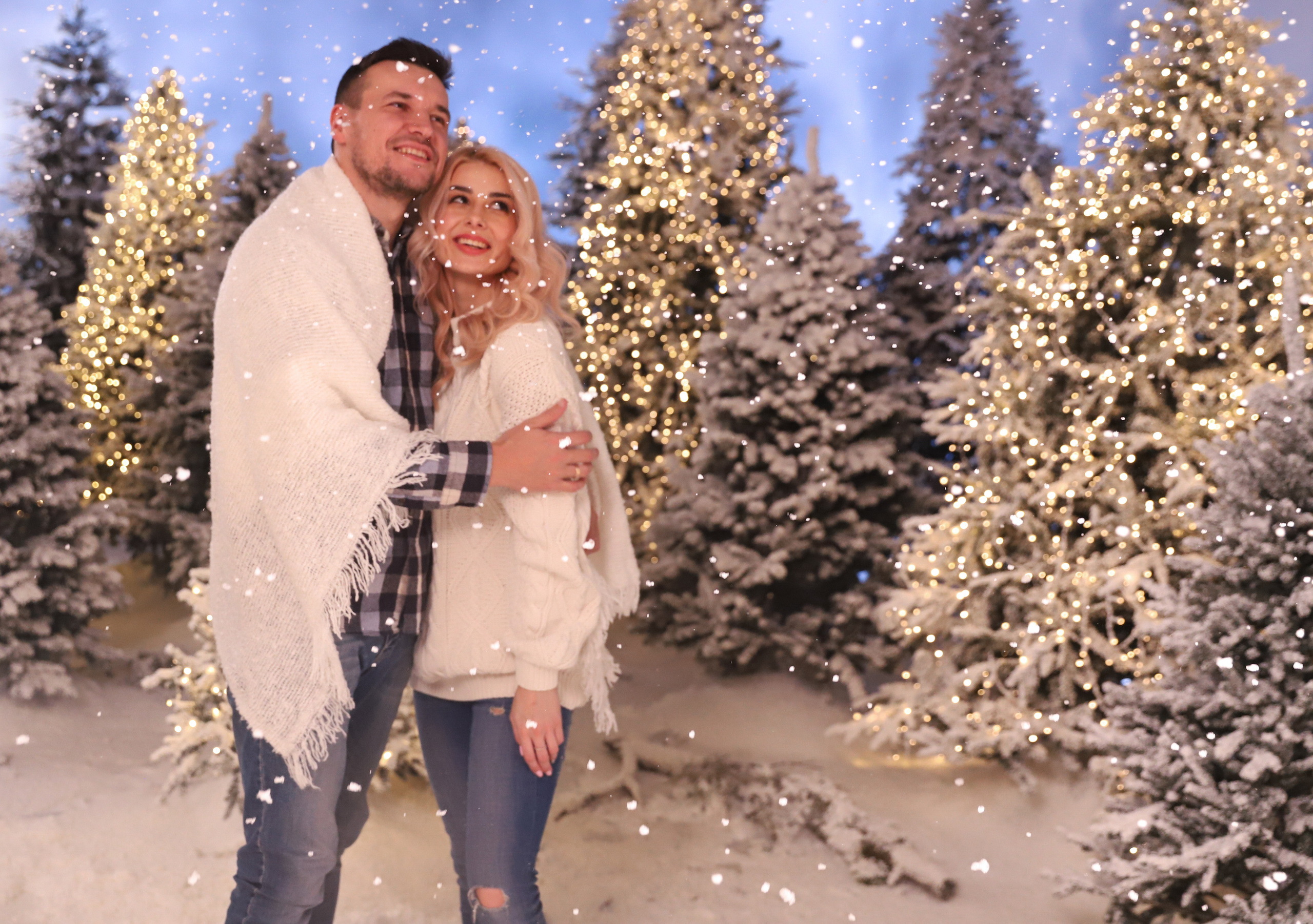 Фотосессия в заснеженном лесу. Сімейний та дитячий фотограф Київ, Ірпінь, Буча — Галина Пивоварова