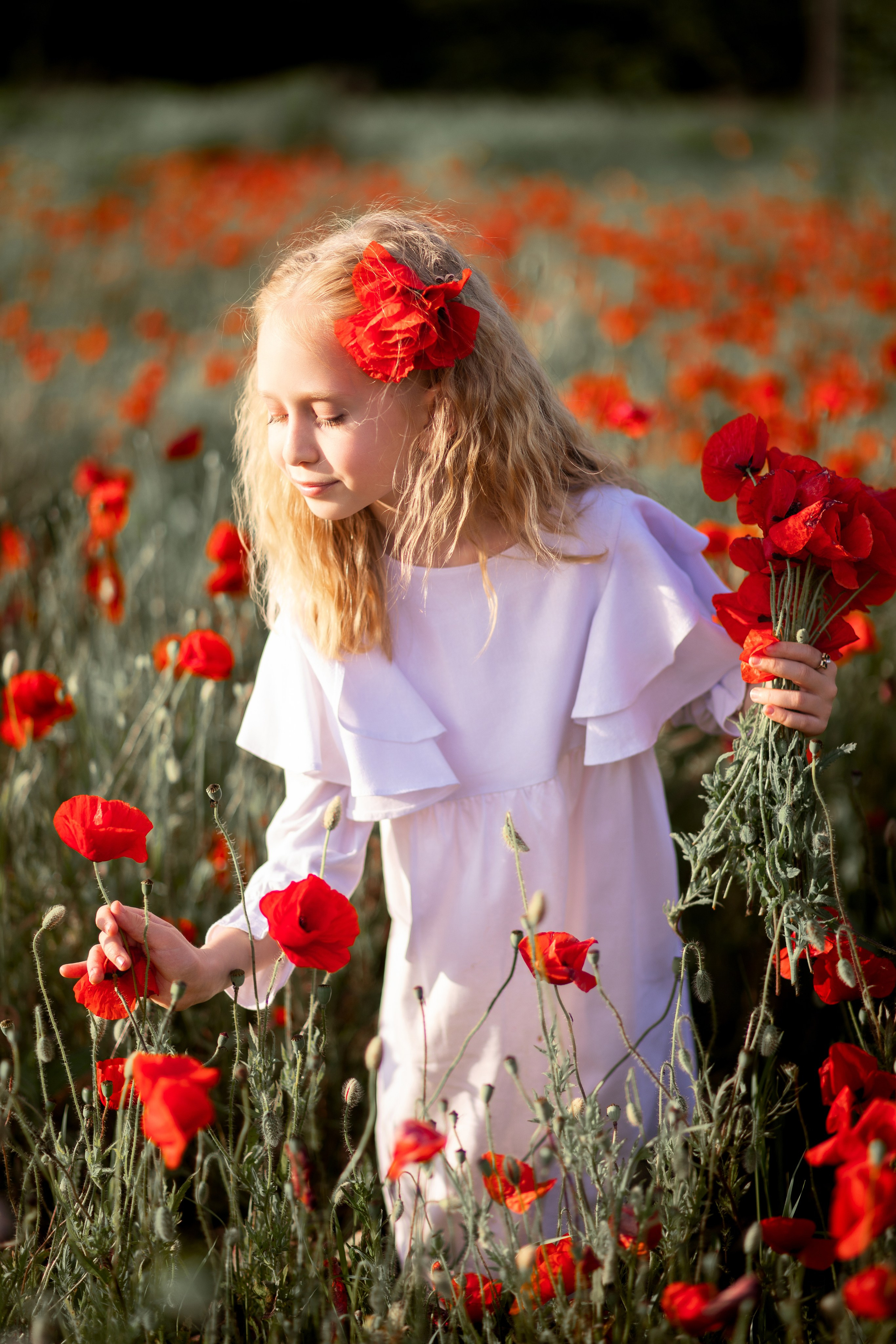 Фотопрогулянка маковим полем з Юлечкою. Сімейний та дитячий фотограф Київ, Ірпінь, Буча — Галина Пивоварова