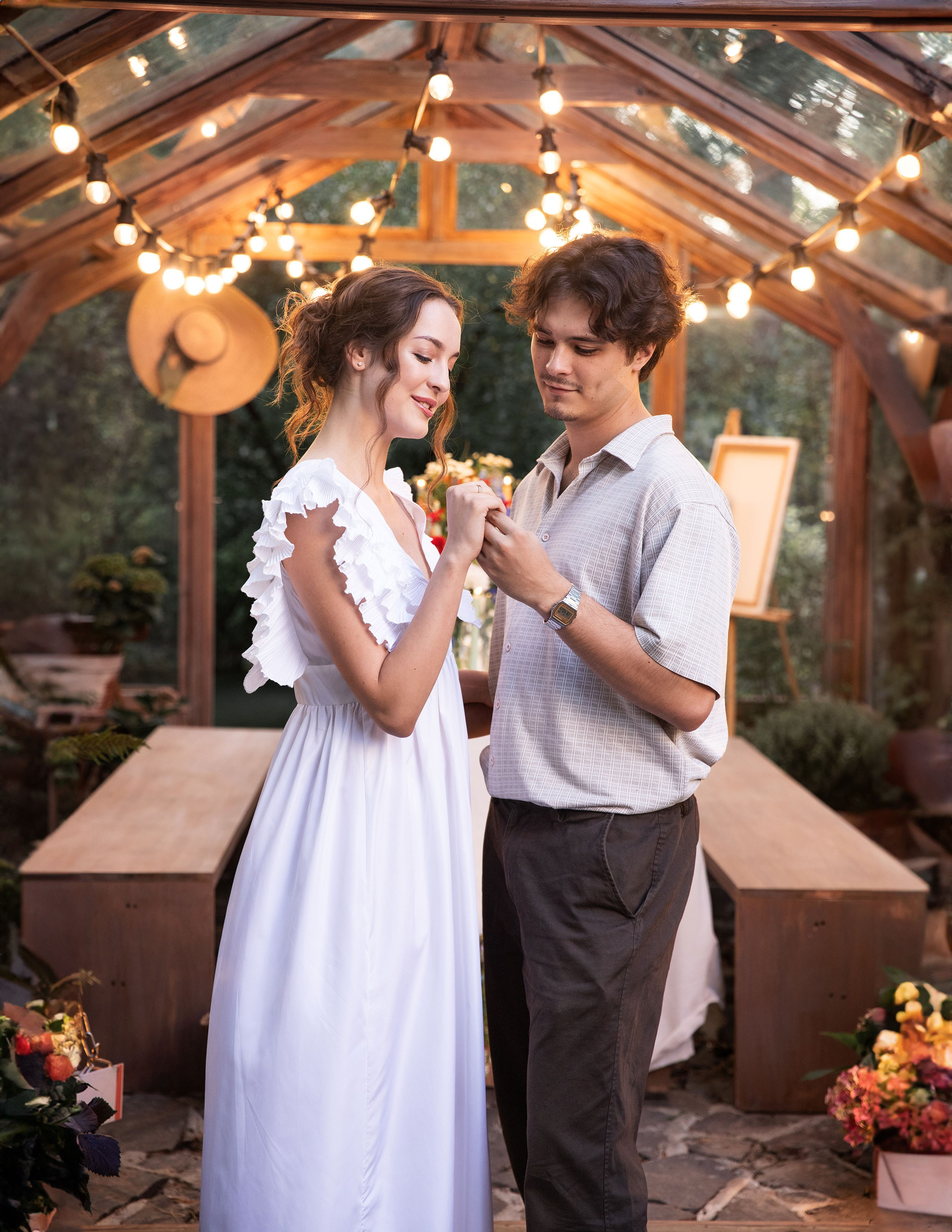 Весільна фотозйомка в садовому будиночку. Сімейний та дитячий фотограф Київ, Ірпінь, Буча — Галина Пивоварова