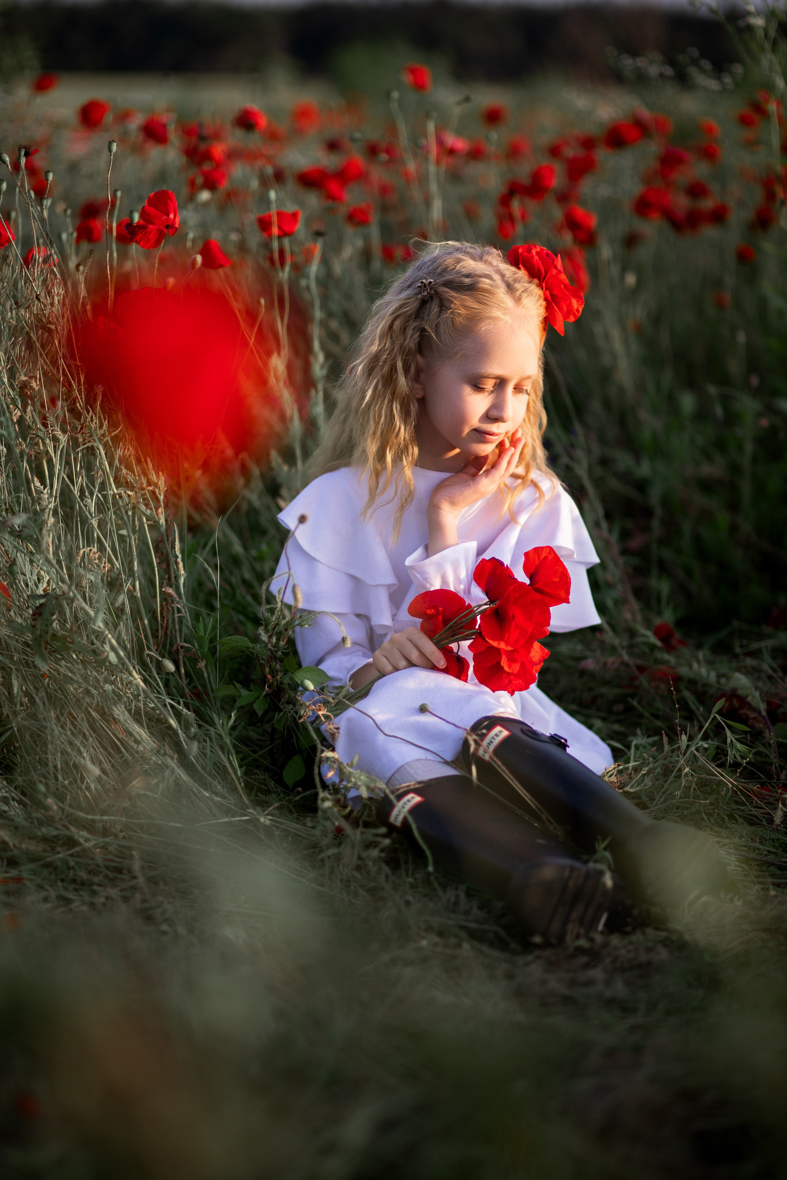 Фотопрогулянка маковим полем з Юлечкою. Сімейний та дитячий фотограф Київ, Ірпінь, Буча — Галина Пивоварова