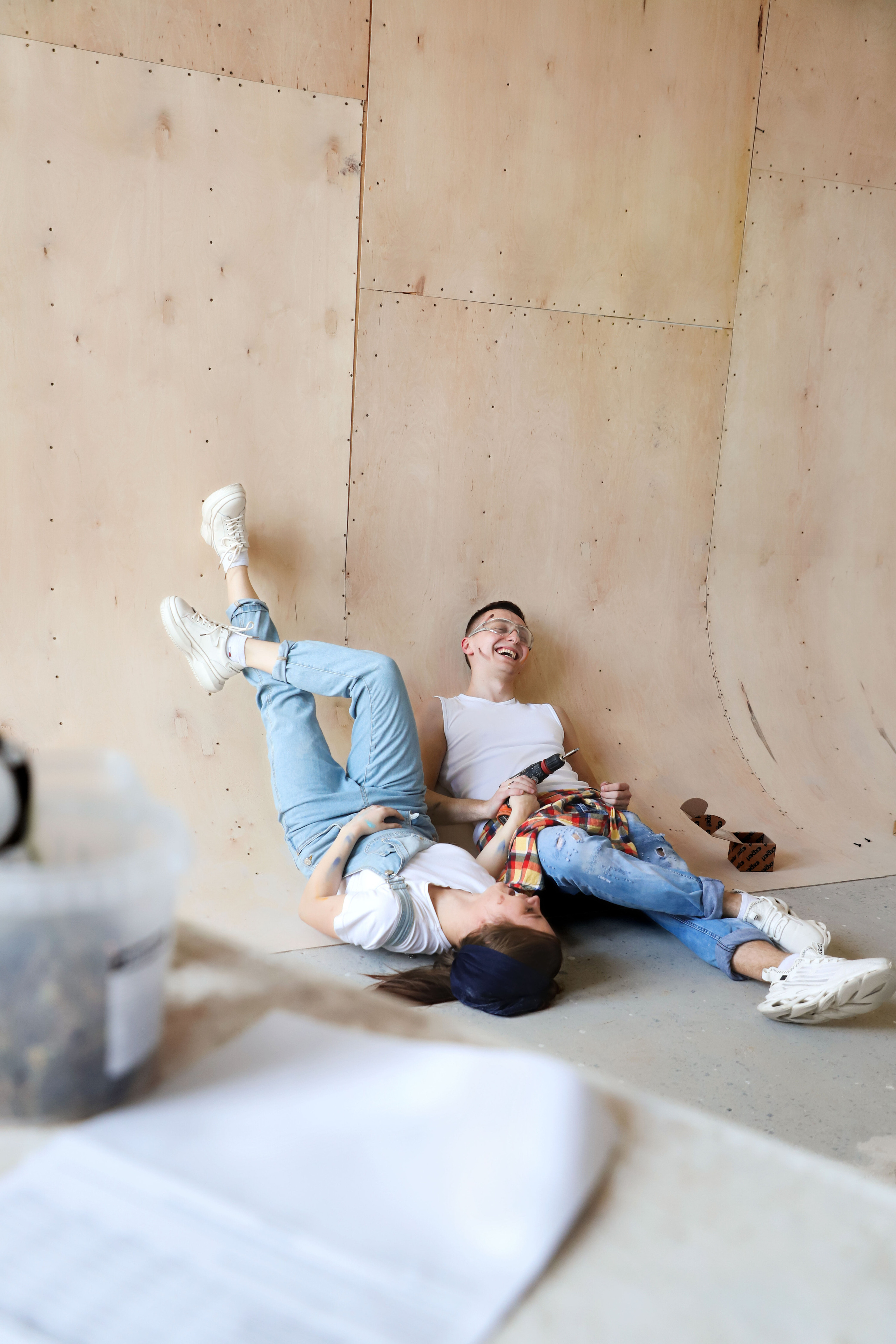 Фотосесія Lovestory Діани та Михайла в процесі ремонту. Сімейний та дитячий фотограф Київ, Ірпінь, Буча — Галина Пивоварова