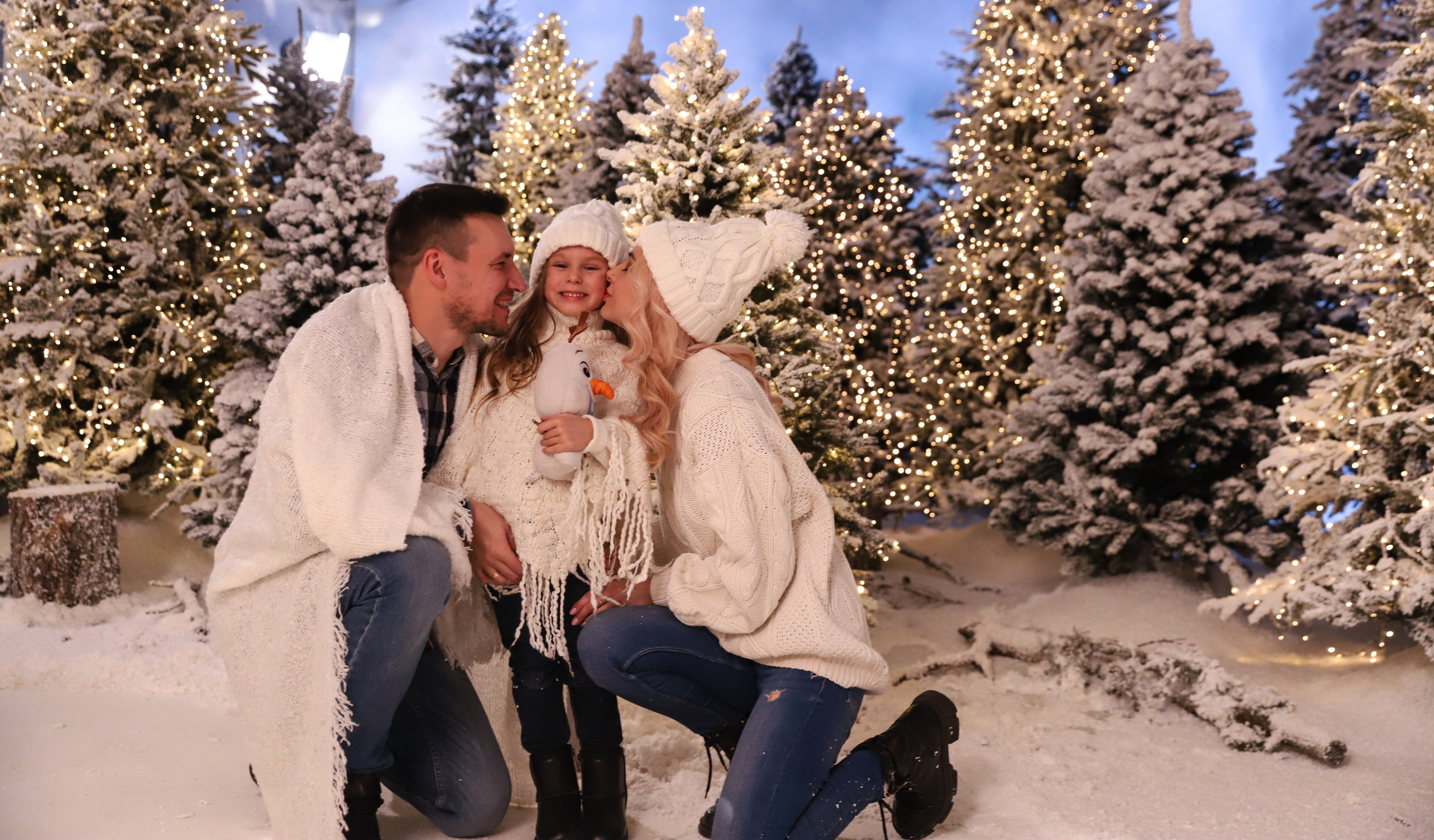 Фотосессия в заснеженном лесу. Сімейний та дитячий фотограф Київ, Ірпінь, Буча — Галина Пивоварова