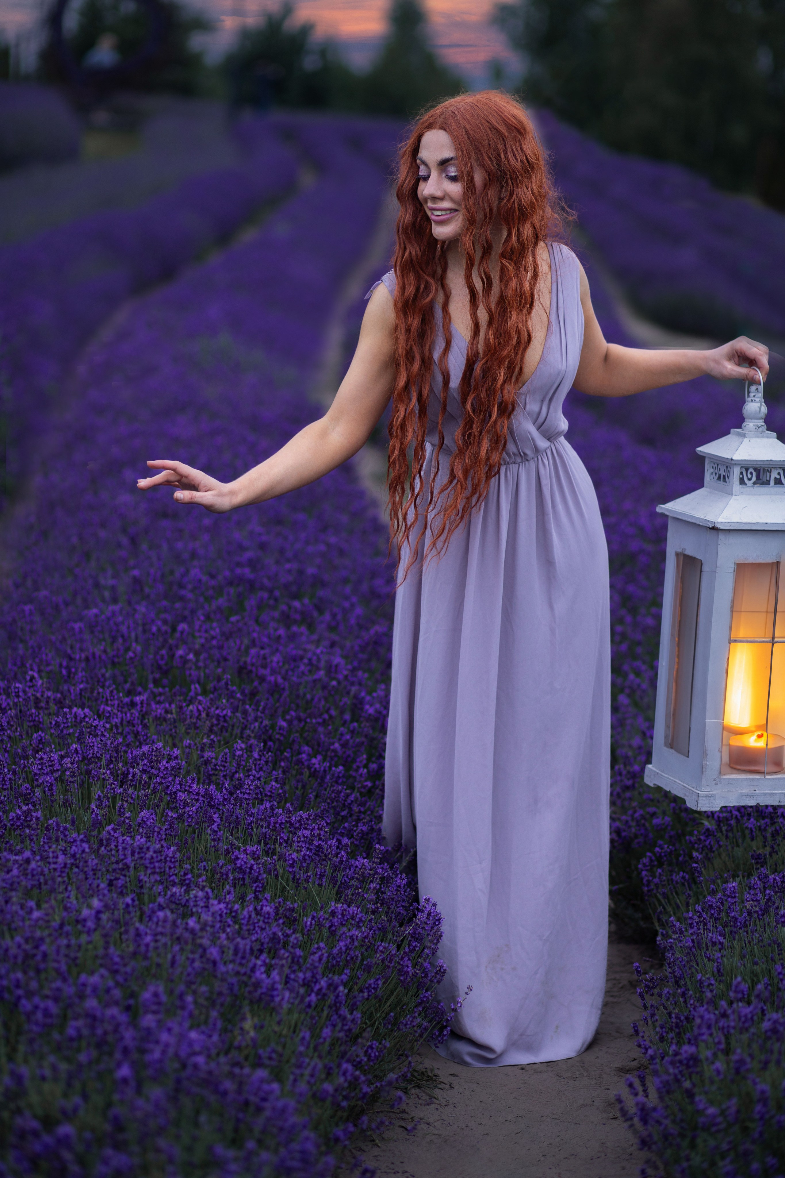 Лавандовий вечір з Олесею. Сімейний та дитячий фотограф Київ, Ірпінь, Буча — Галина Пивоварова