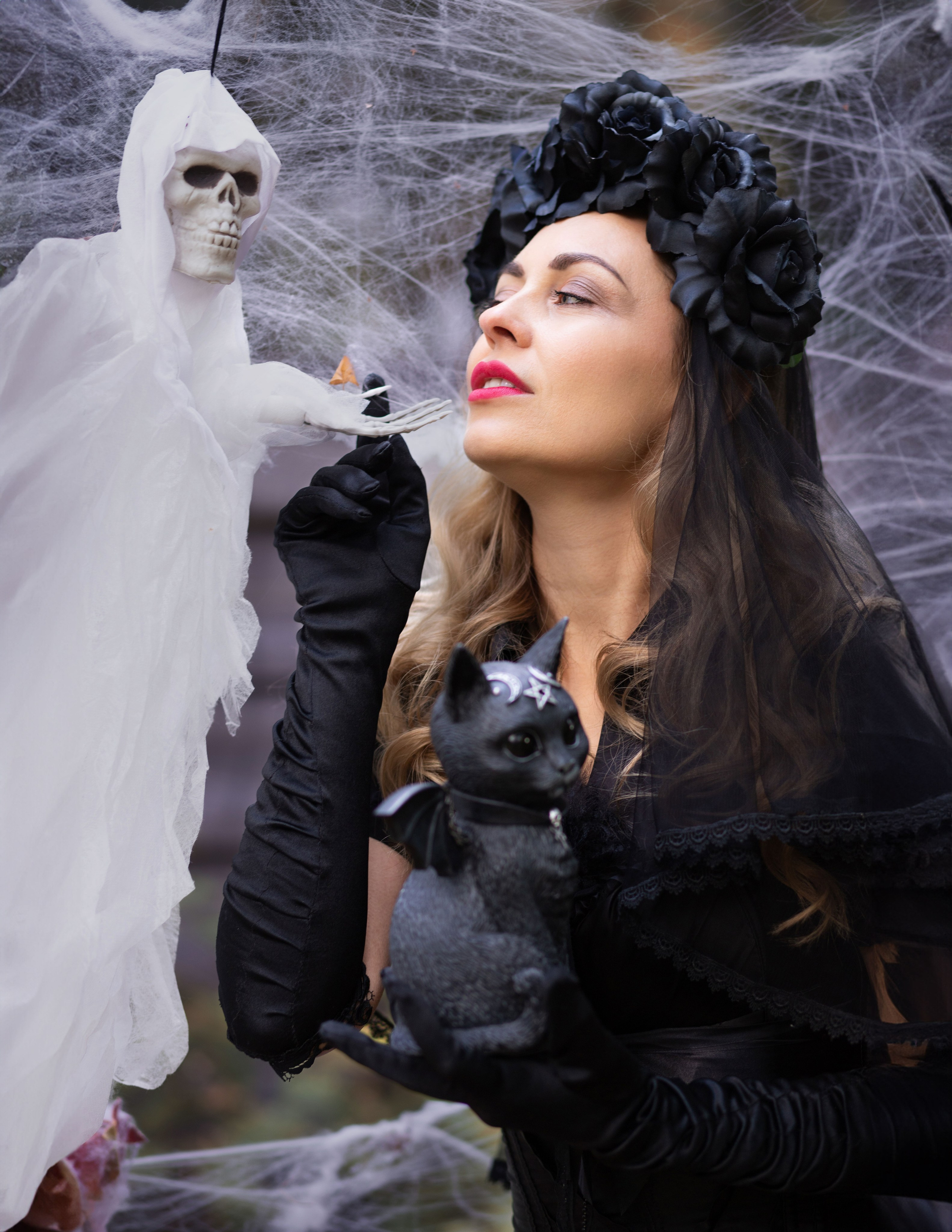 Містична Хелловін фотозйомка з Настею. Сімейний та дитячий фотограф Київ, Ірпінь, Буча — Галина Пивоварова