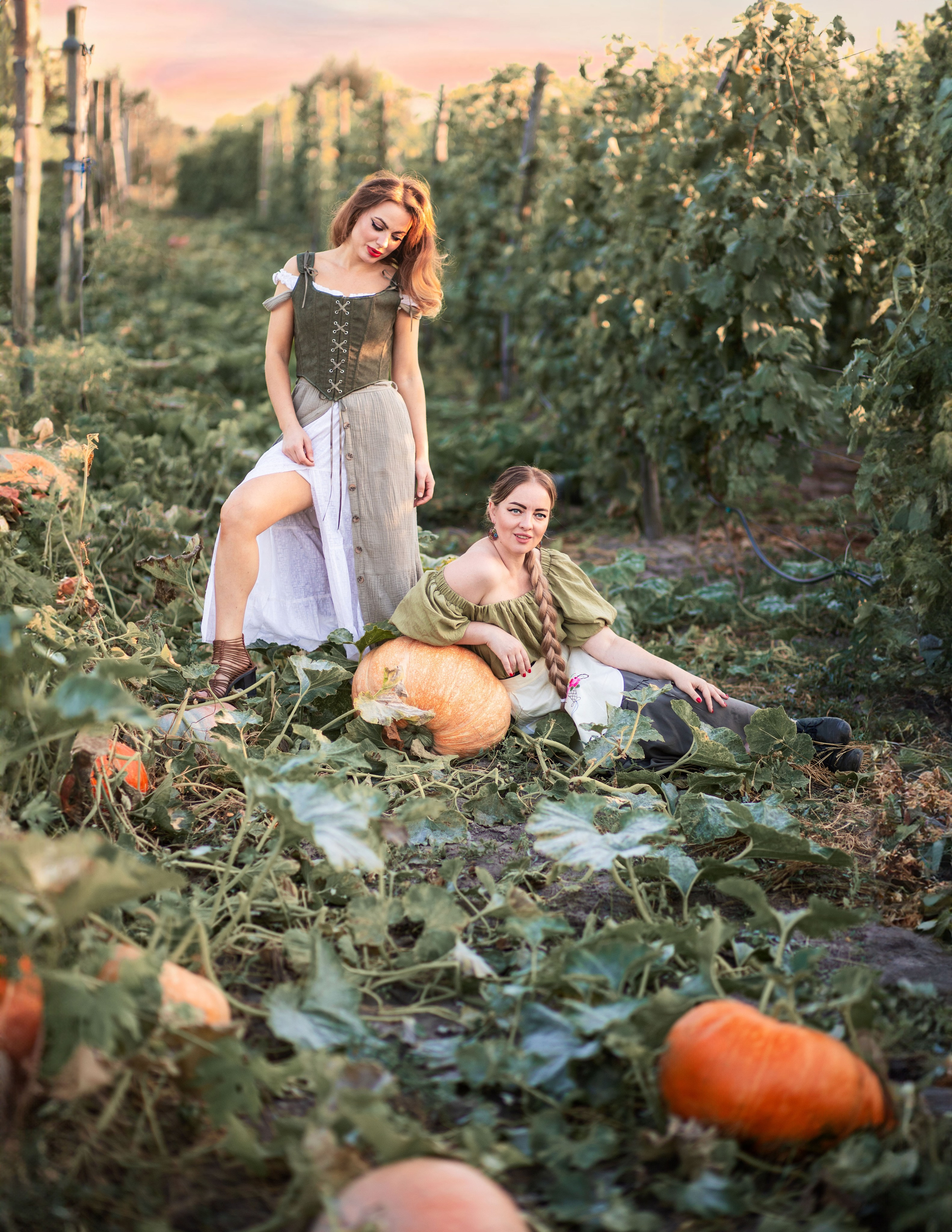 Осіння фотозйомка в гарбузовому полі. Сімейний та дитячий фотограф Київ, Ірпінь, Буча — Галина Пивоварова