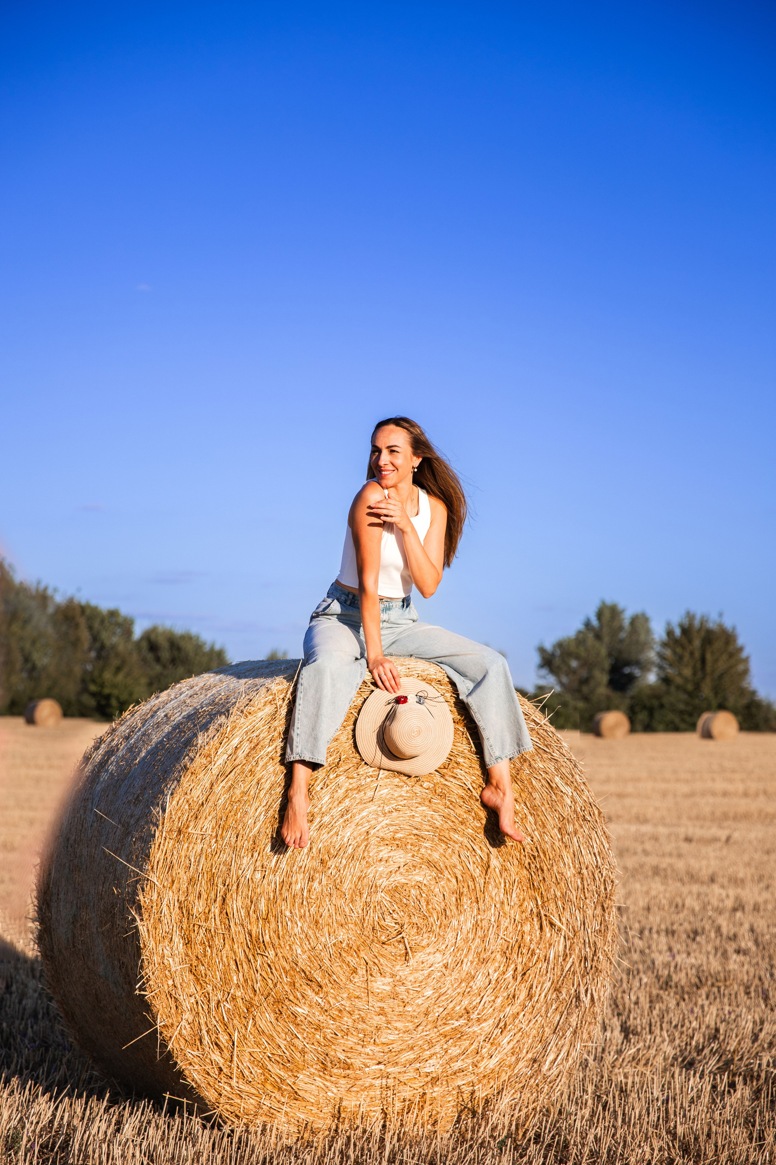 Фотозйомка в пшеничному полі з Альоною. Сімейний та дитячий фотограф Київ, Ірпінь, Буча — Галина Пивоварова