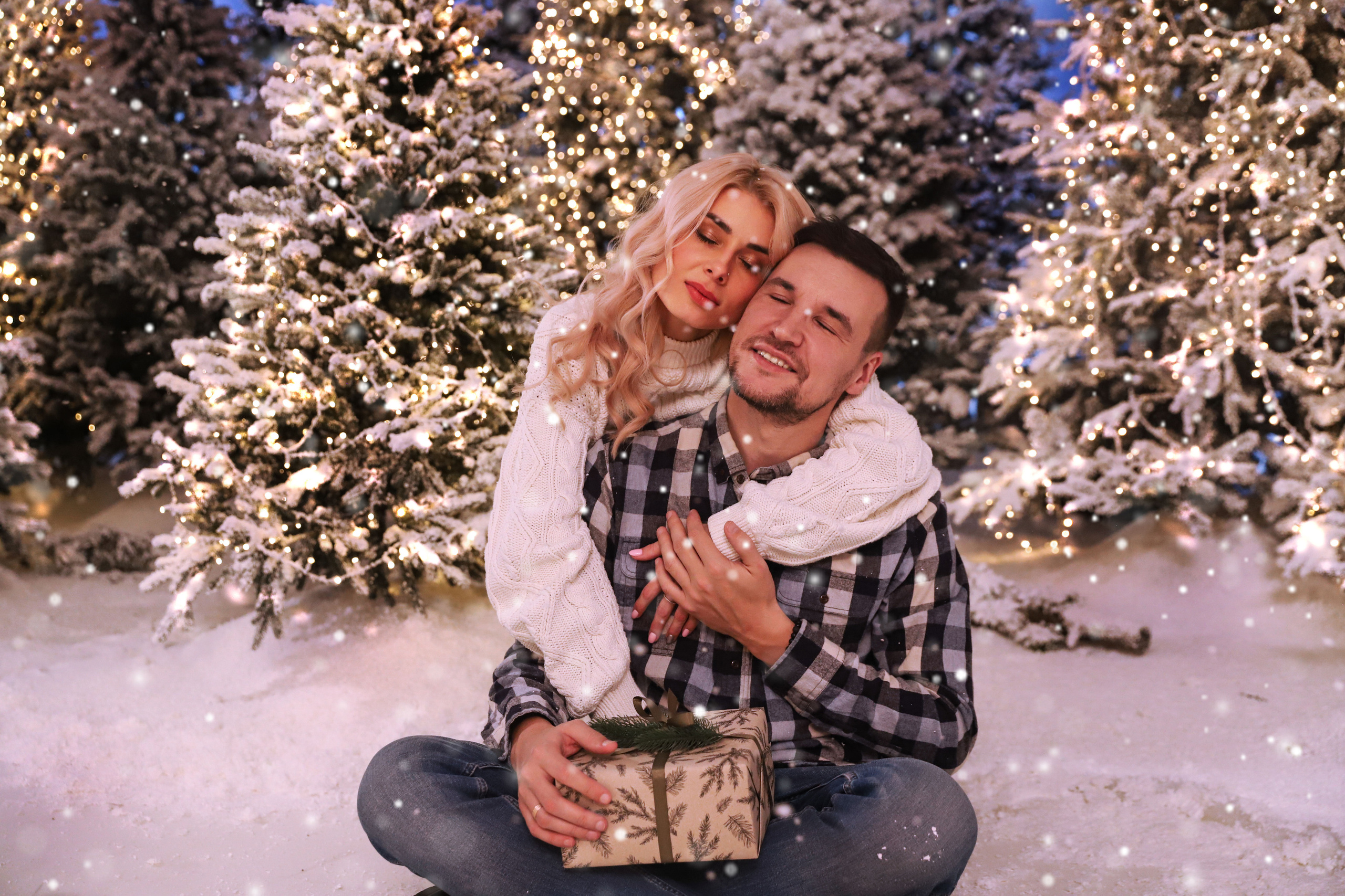 Семейная фотосессия в заснеженном лесу. Сімейний та дитячий фотограф Київ, Ірпінь, Буча — Галина Пивоварова