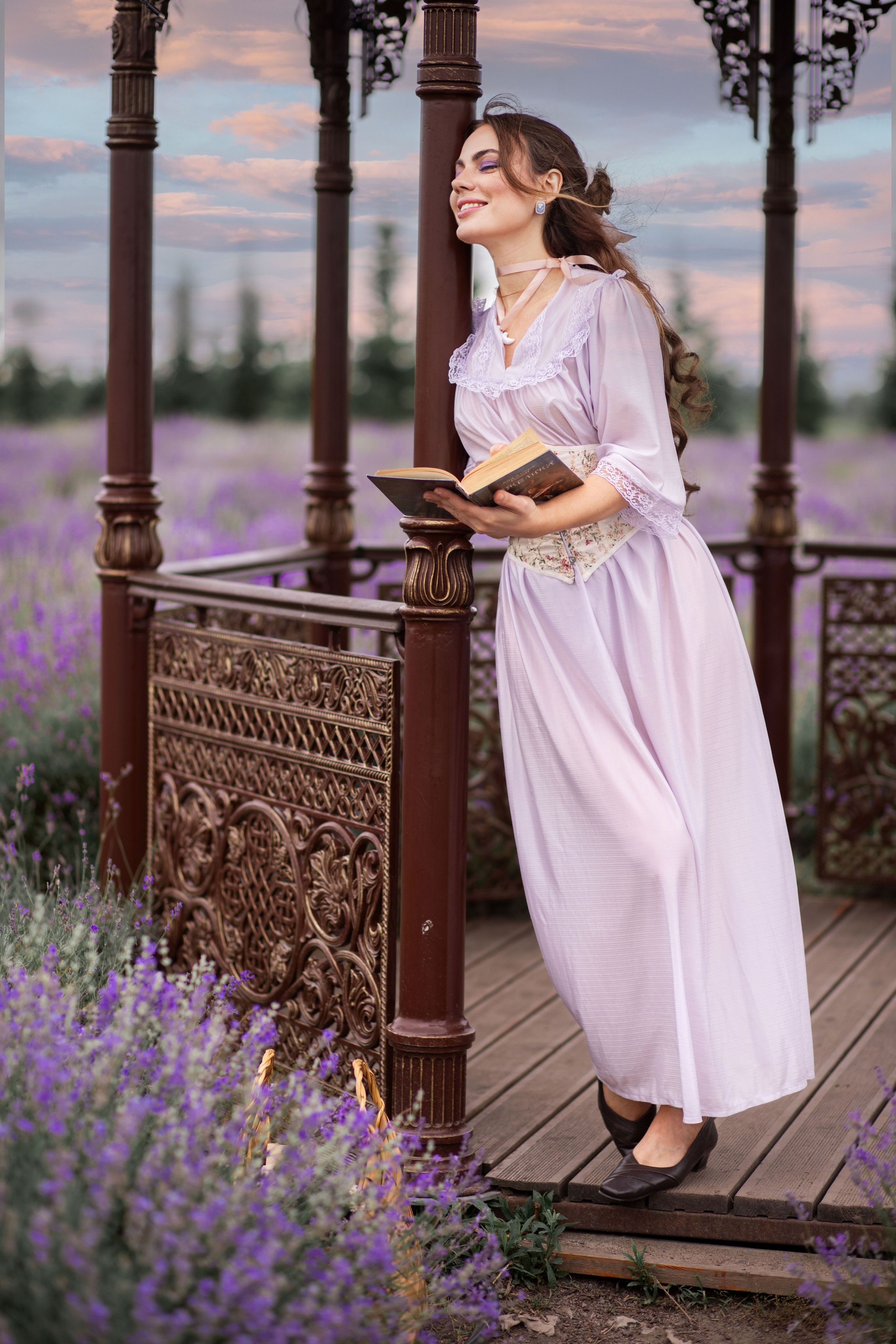 Лавандовий вечір з Олесею. Сімейний та дитячий фотограф Київ, Ірпінь, Буча — Галина Пивоварова