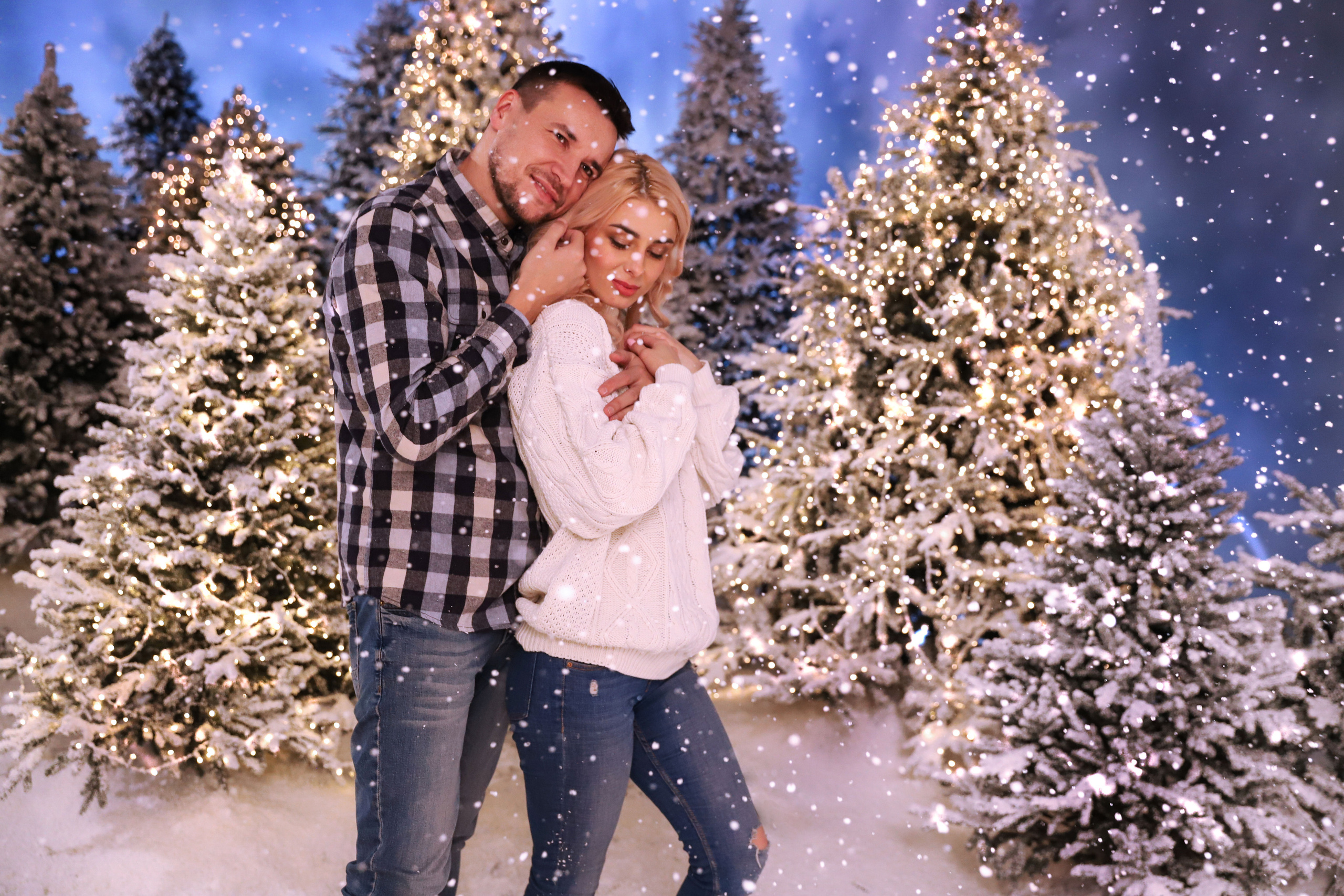 Семейная фотосессия в заснеженном лесу. Сімейний та дитячий фотограф Київ, Ірпінь, Буча — Галина Пивоварова