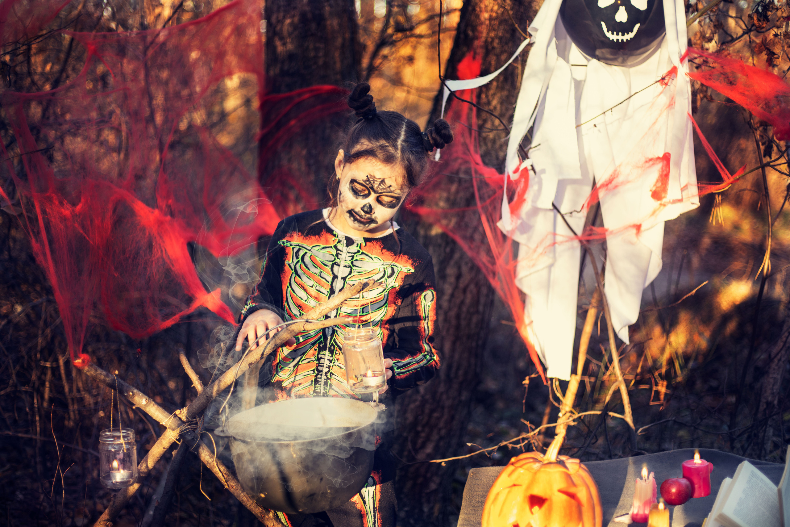 Мистический лес в Helloween вечер. Сімейний та дитячий фотограф Київ, Ірпінь, Буча — Галина Пивоварова