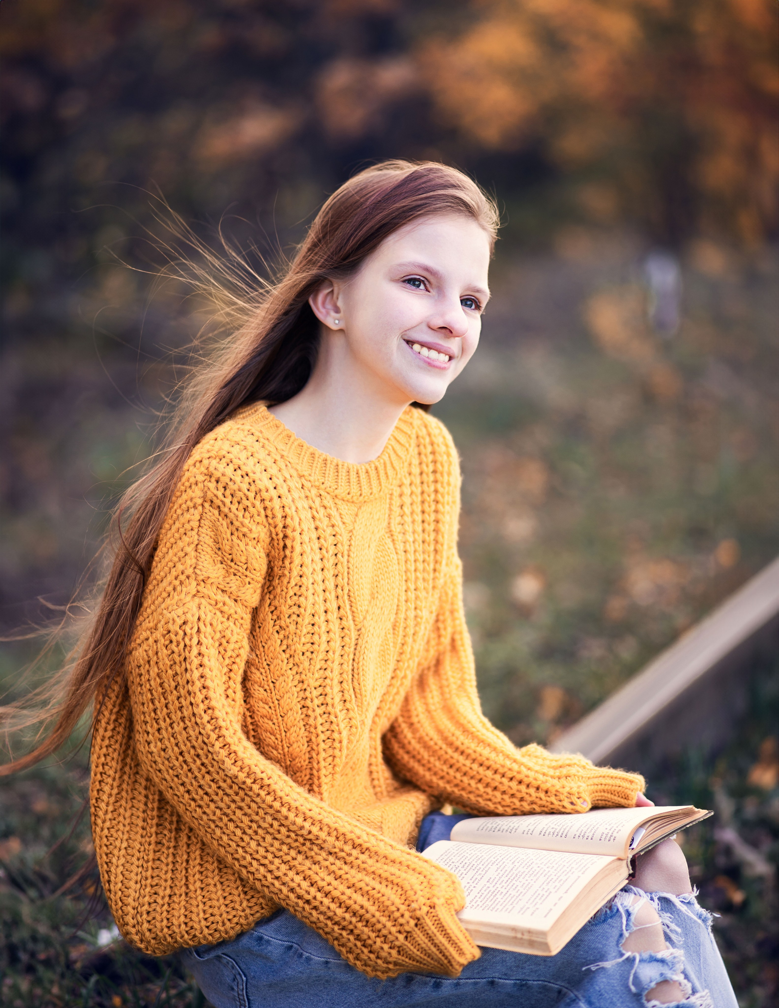 Теплий листопад з Юлею. Сімейний та дитячий фотограф Київ, Ірпінь, Буча — Галина Пивоварова