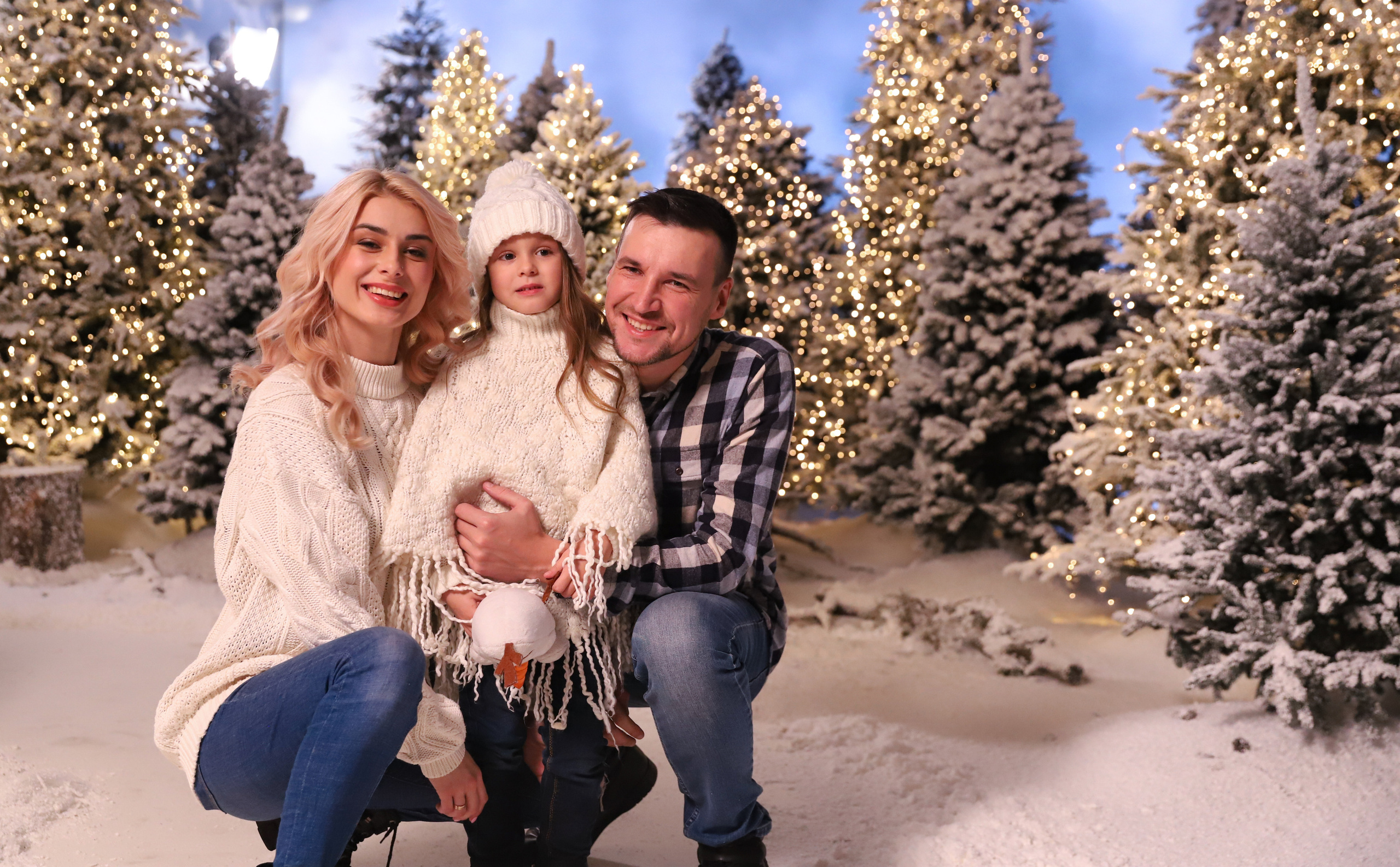 Фотосессия в заснеженном лесу. Сімейний та дитячий фотограф Київ, Ірпінь, Буча — Галина Пивоварова