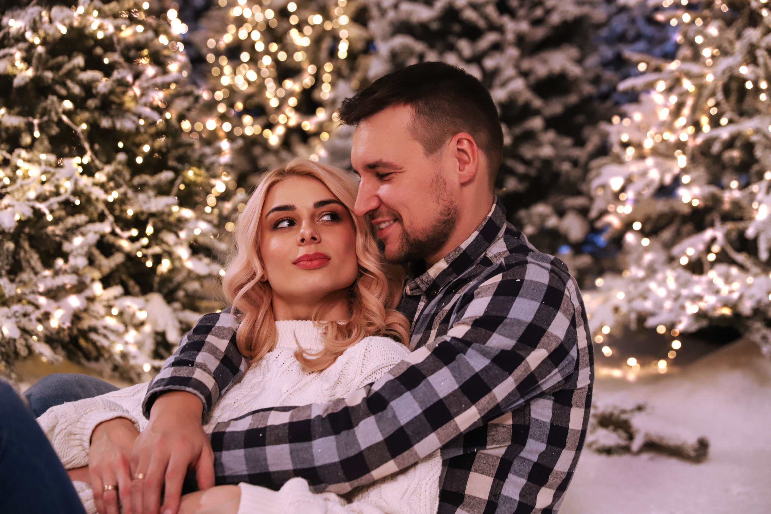 Семейная фотосессия в заснеженном лесу. Сімейний та дитячий фотограф Київ, Ірпінь, Буча — Галина Пивоварова