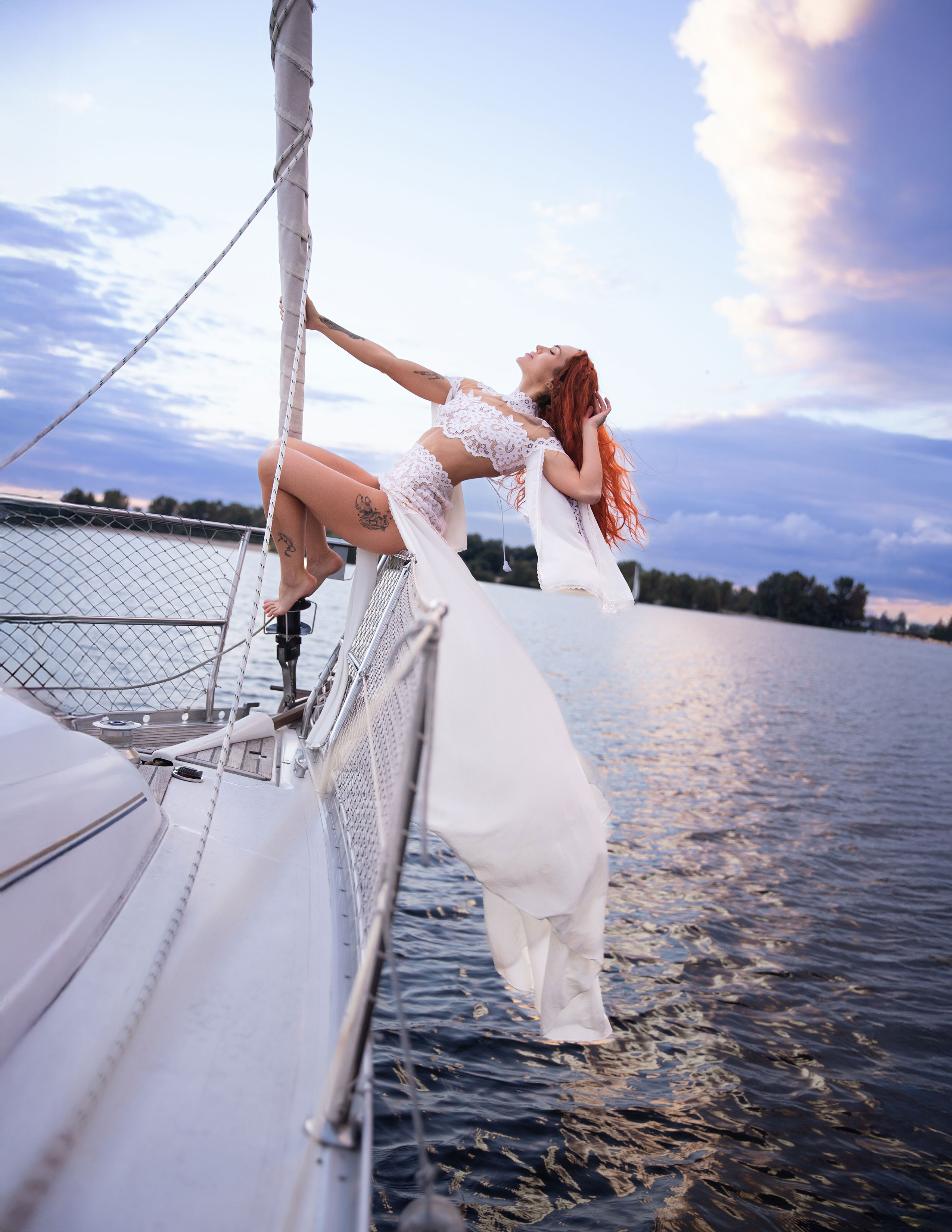 Фотопрогулянка яхтою з Ксенією. Сімейний та дитячий фотограф Київ, Ірпінь, Буча — Галина Пивоварова