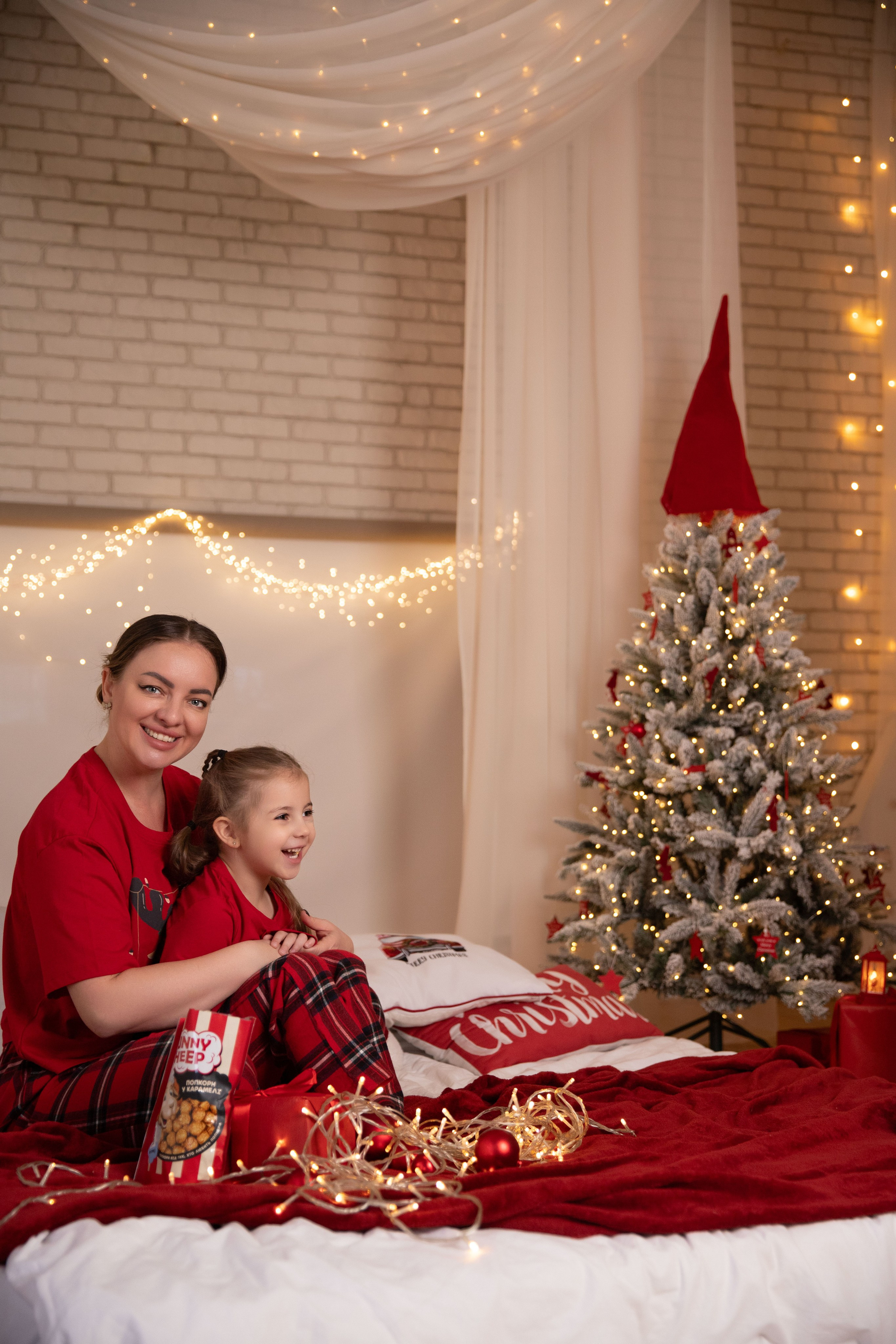 Різдвяний фотовечір з Яною і Машулею. Сімейний та дитячий фотограф Київ, Ірпінь, Буча — Галина Пивоварова