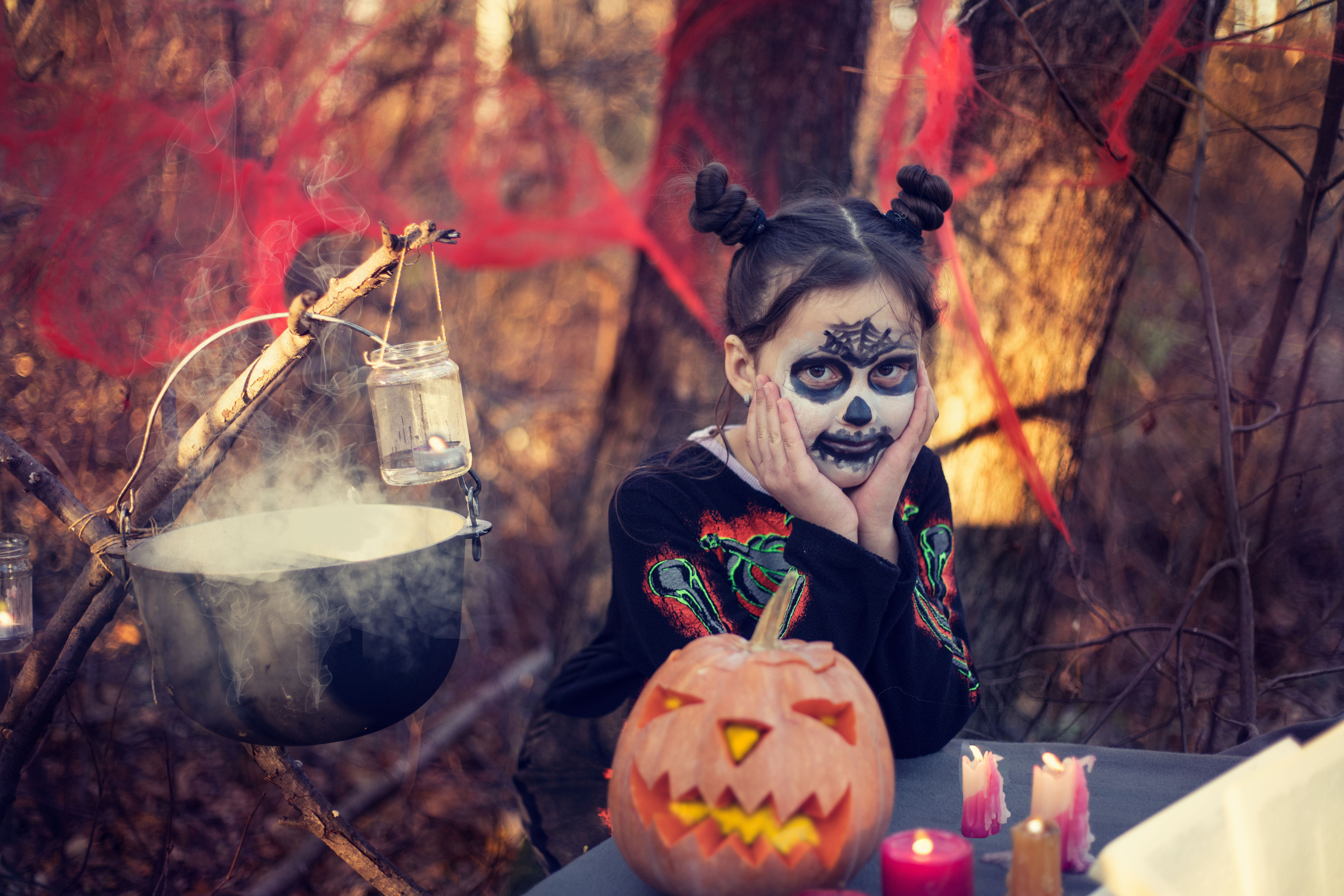 Мистический лес в Helloween вечер. Сімейний та дитячий фотограф Київ, Ірпінь, Буча — Галина Пивоварова