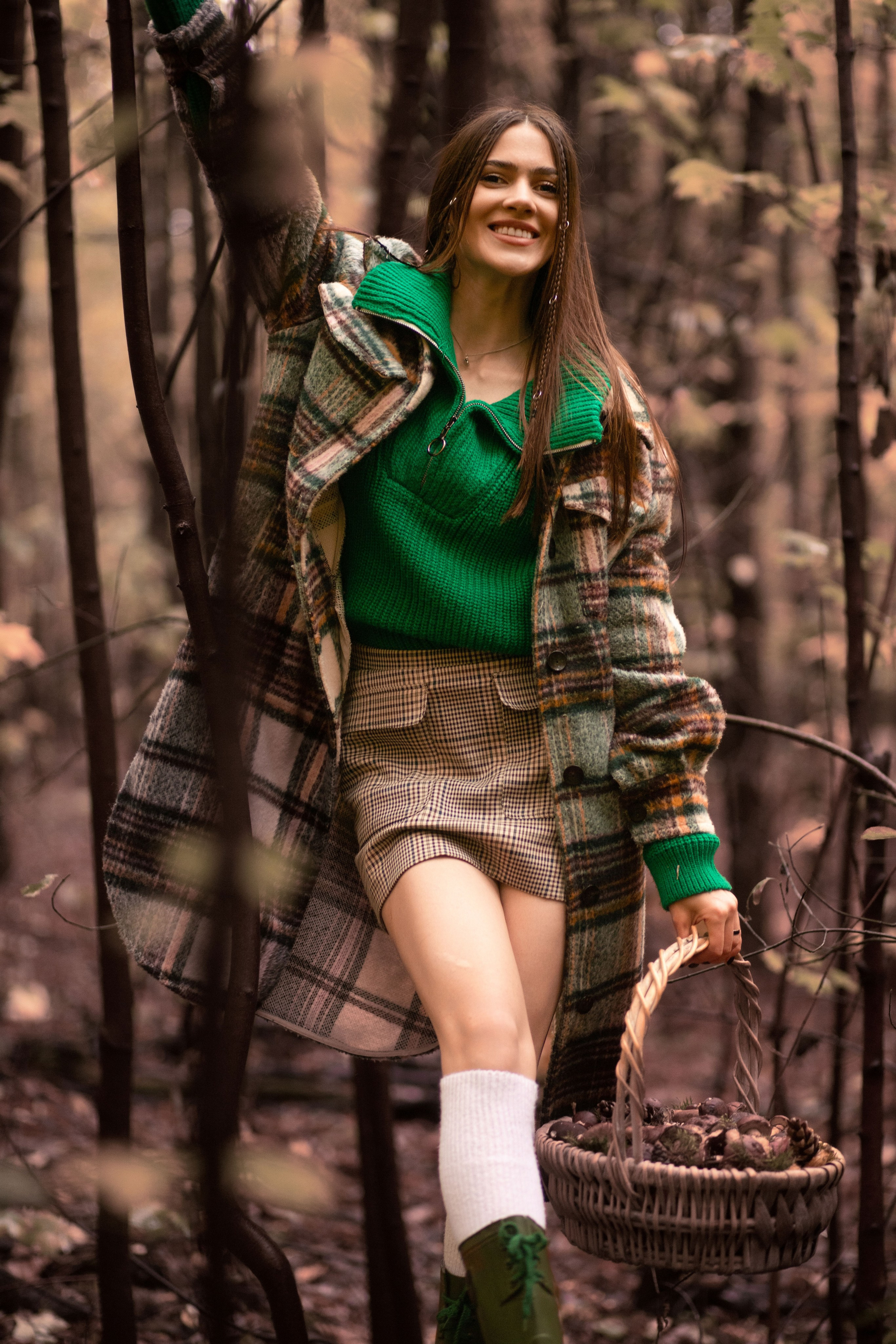 Фотопрогулянка осіннім лісом з Настею. Сімейний та дитячий фотограф Київ, Ірпінь, Буча — Галина Пивоварова