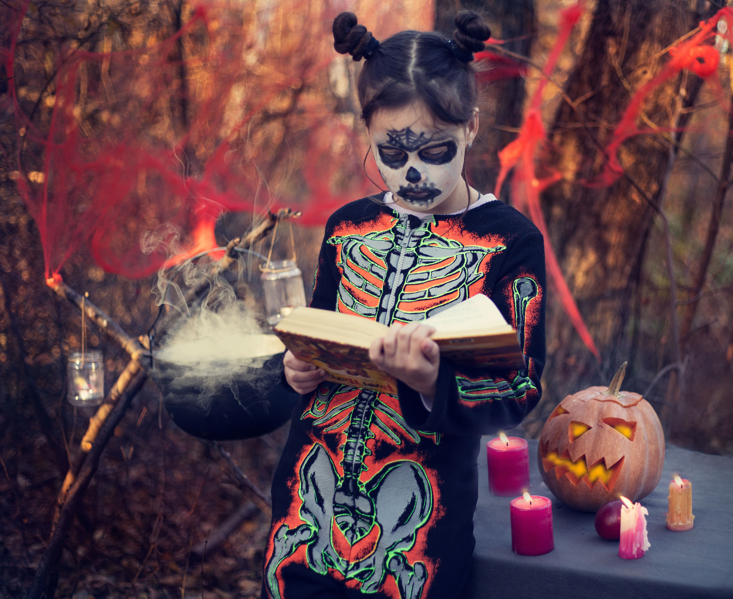 Мистический лес в Helloween вечер. Сімейний та дитячий фотограф Київ, Ірпінь, Буча — Галина Пивоварова