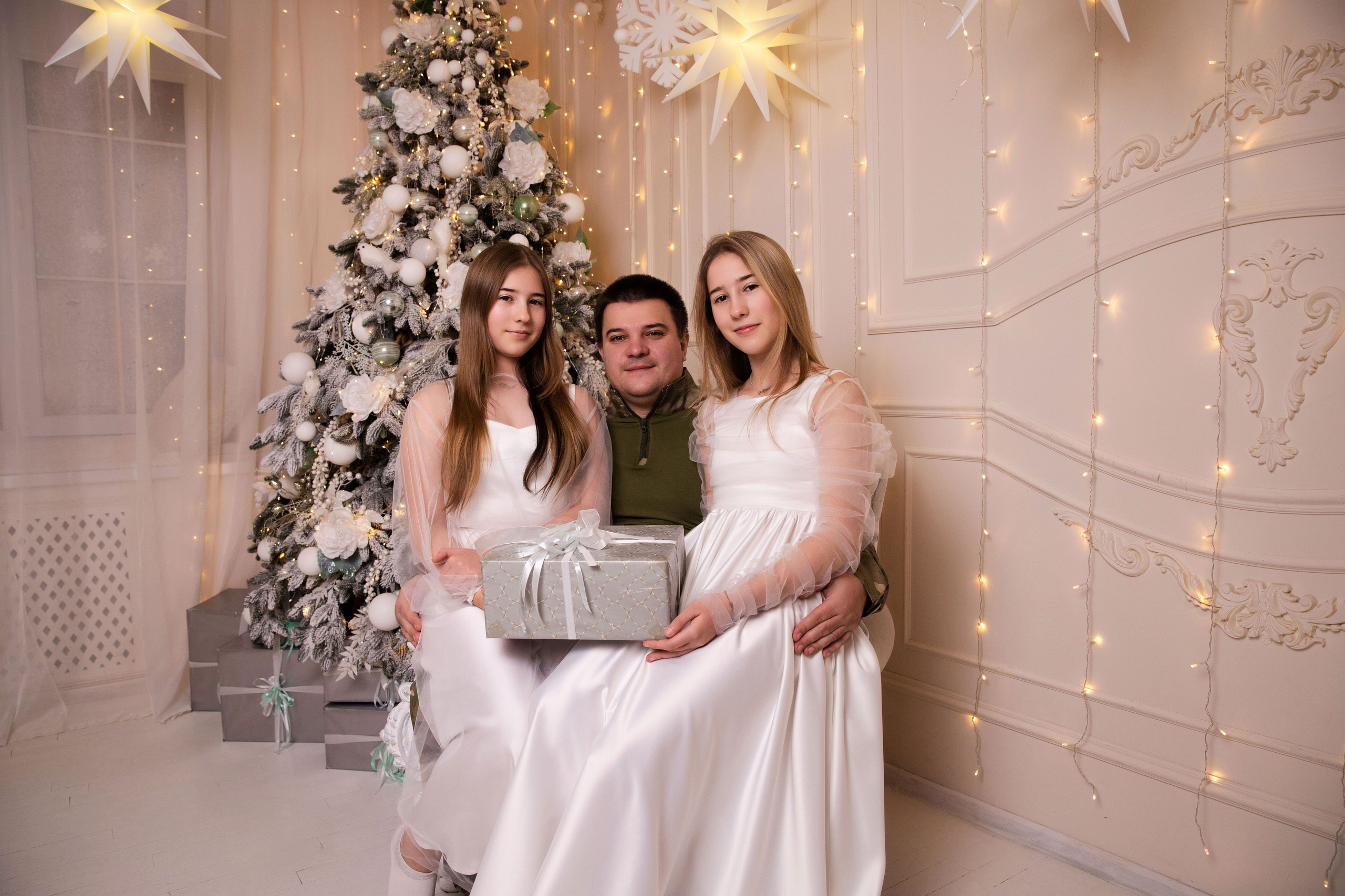 Новорічна зйомка сім"ї Левада. Сімейний та дитячий фотограф Київ, Ірпінь, Буча — Галина Пивоварова