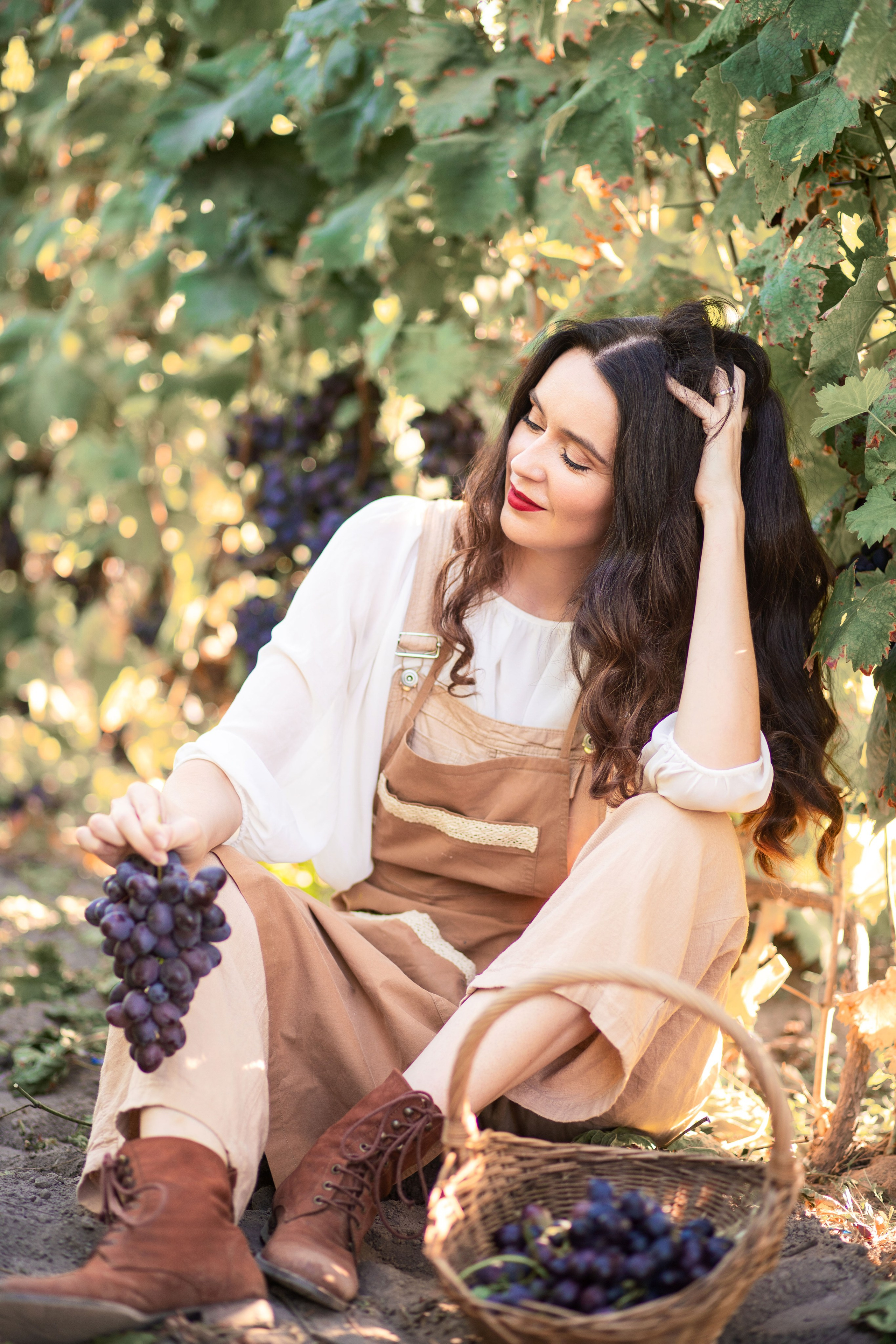 Фотозйомка в винограднику з Тетяною. Сімейний та дитячий фотограф Київ, Ірпінь, Буча — Галина Пивоварова