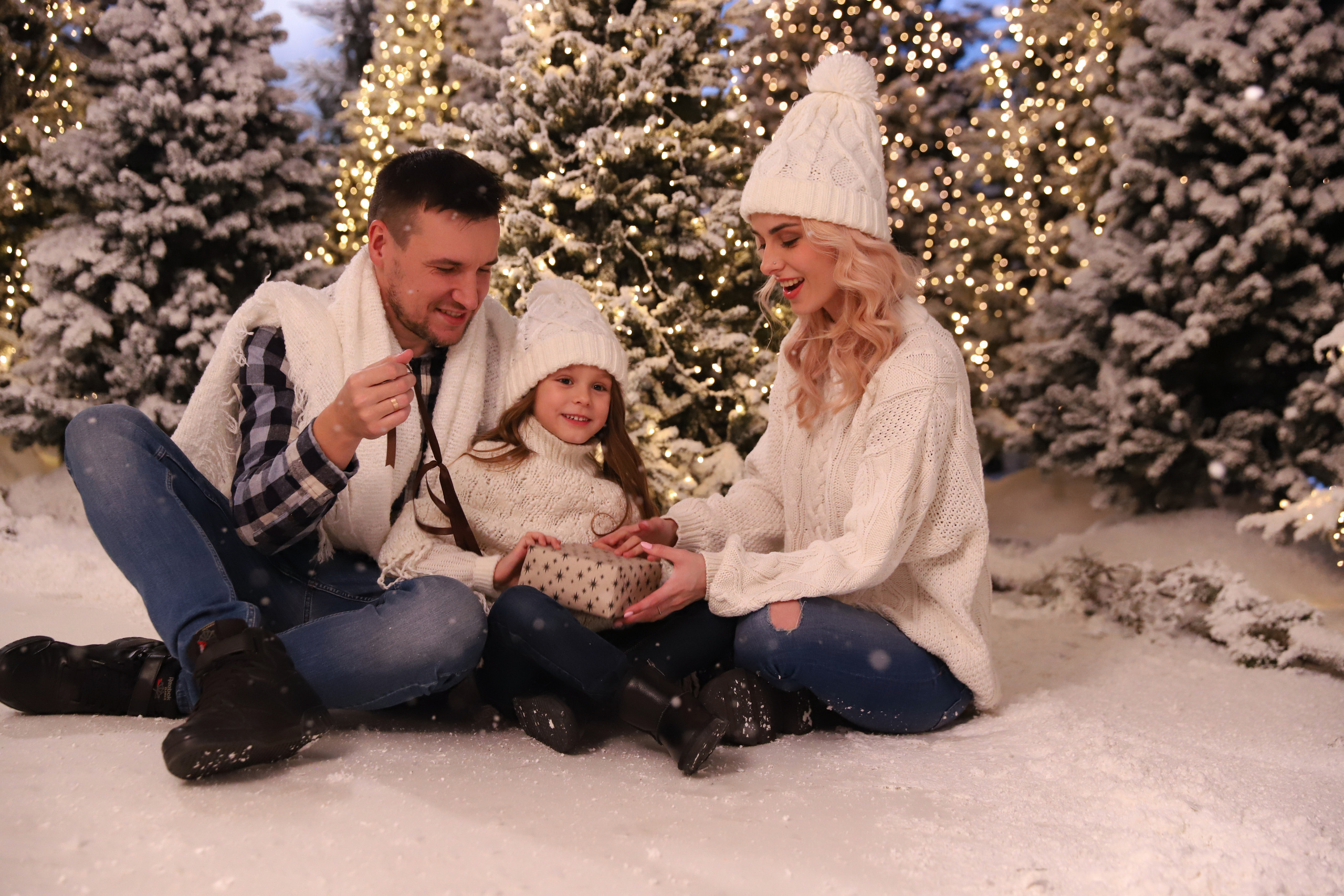 Фотосессия в заснеженном лесу. Сімейний та дитячий фотограф Київ, Ірпінь, Буча — Галина Пивоварова