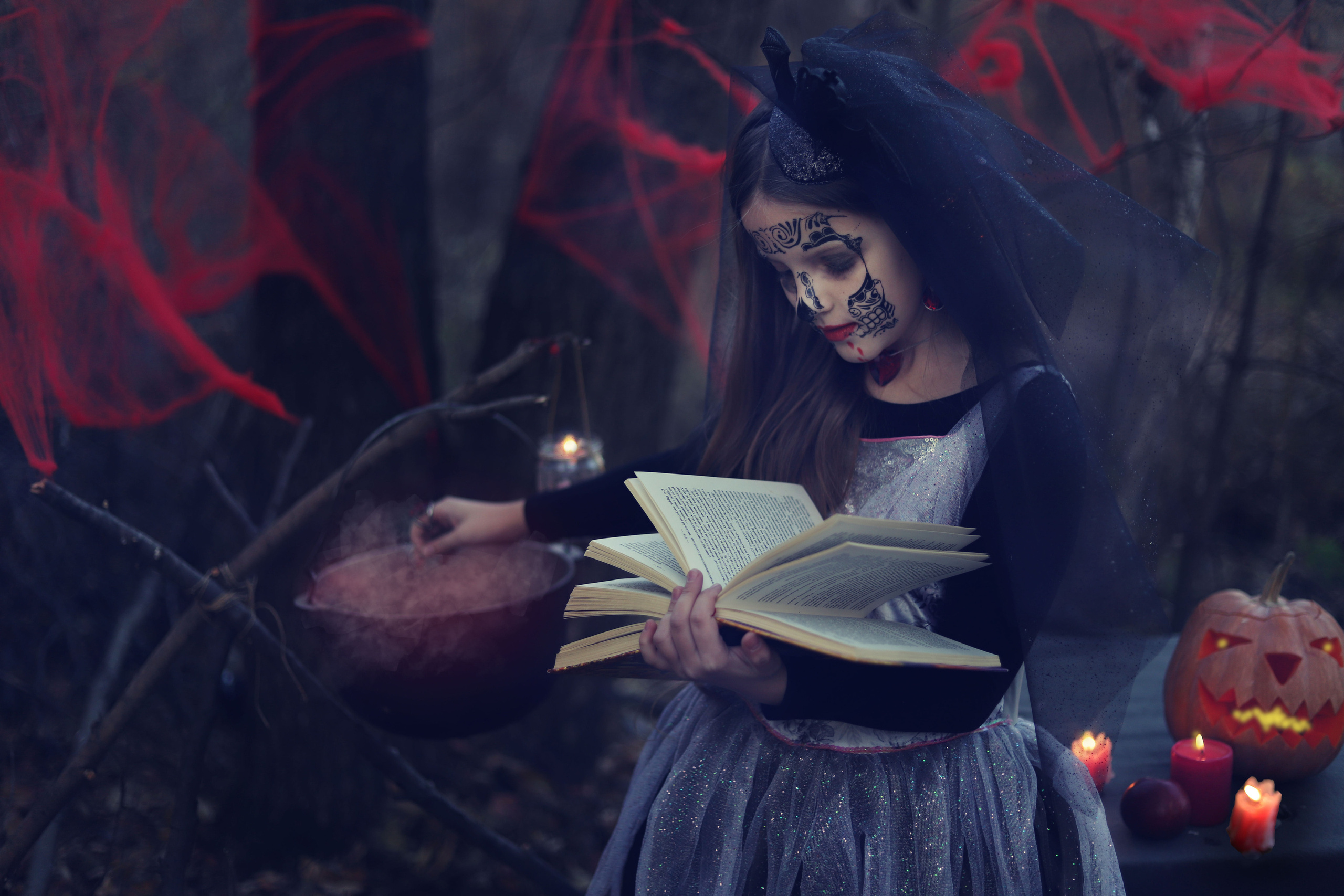 Фотосессия «Мистический лес в Halloween вечер». Сімейний та дитячий фотограф Київ, Ірпінь, Буча — Галина Пивоварова