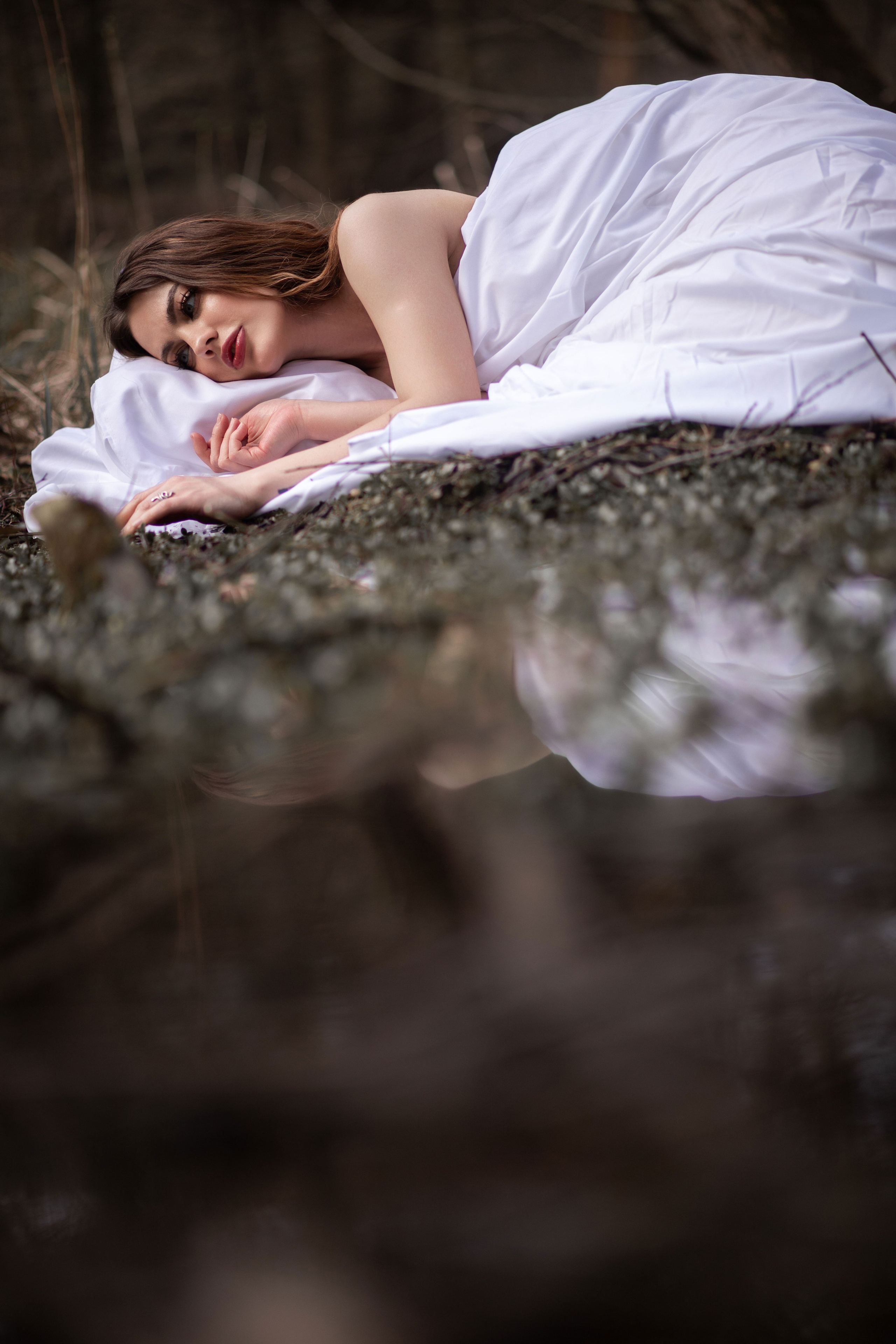 Жіноча фотосесія з Олесею «Весняне пробудження». Сімейний та дитячий фотограф Київ, Ірпінь, Буча — Галина Пивоварова