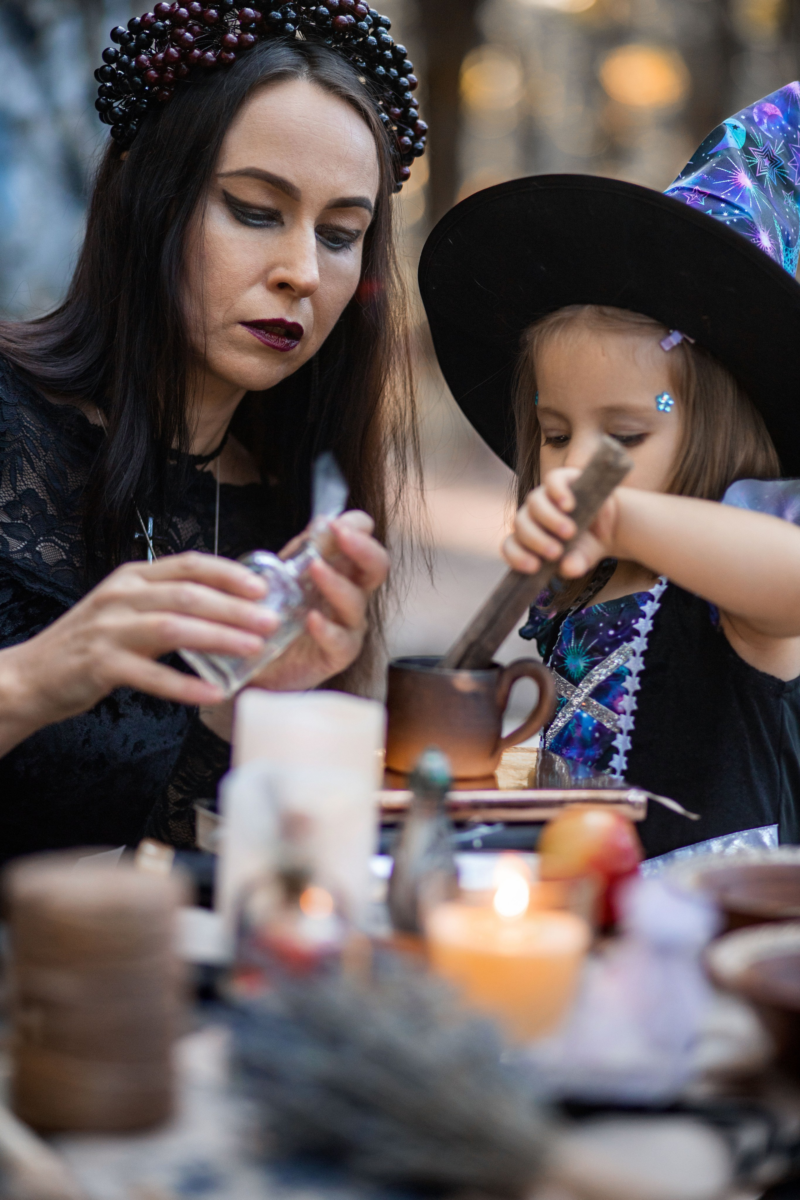 Містична фотозйомка «Відьми». Сімейний та дитячий фотограф Київ, Ірпінь, Буча — Галина Пивоварова