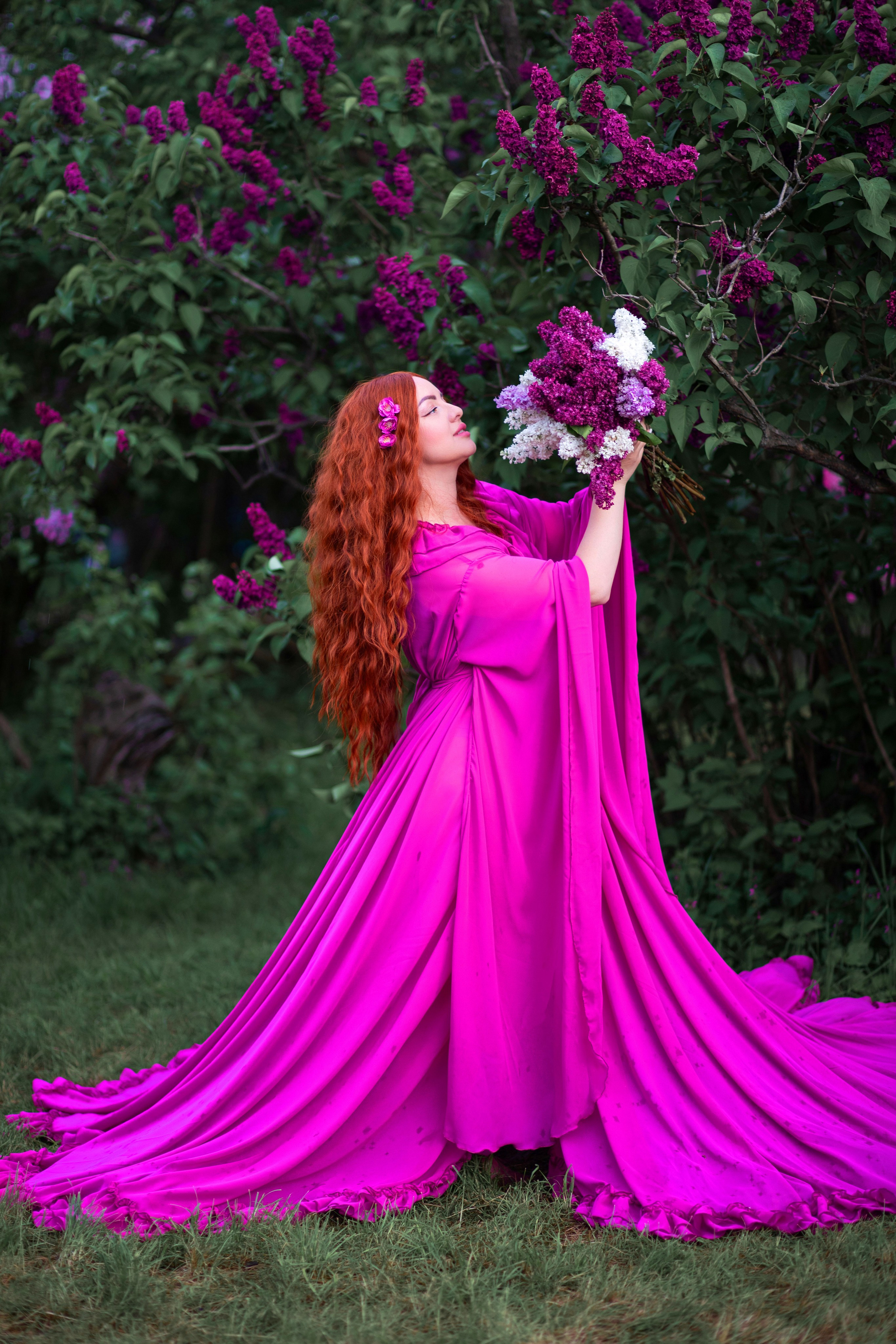 Фотозйомка з Яною «Бузковий запах весни». Сімейний та дитячий фотограф Київ, Ірпінь, Буча — Галина Пивоварова