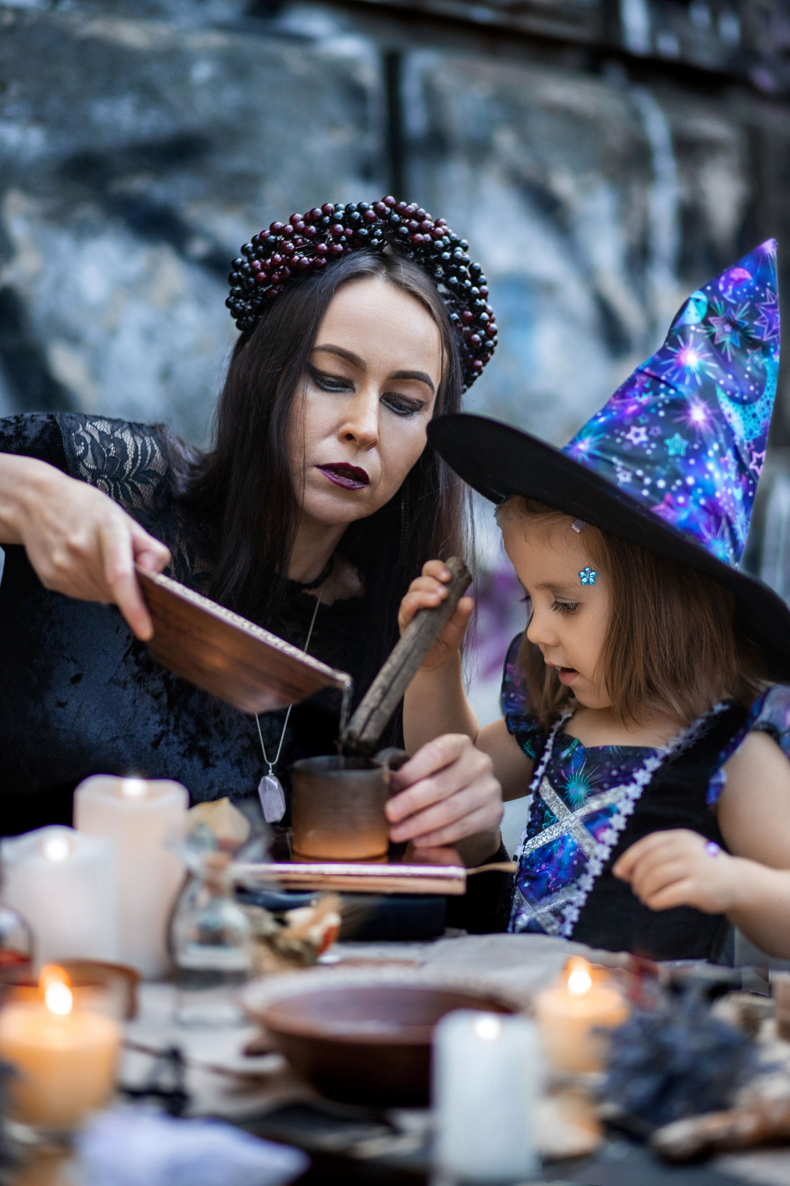 Містична фотозйомка «Відьми». Сімейний та дитячий фотограф Київ, Ірпінь, Буча — Галина Пивоварова