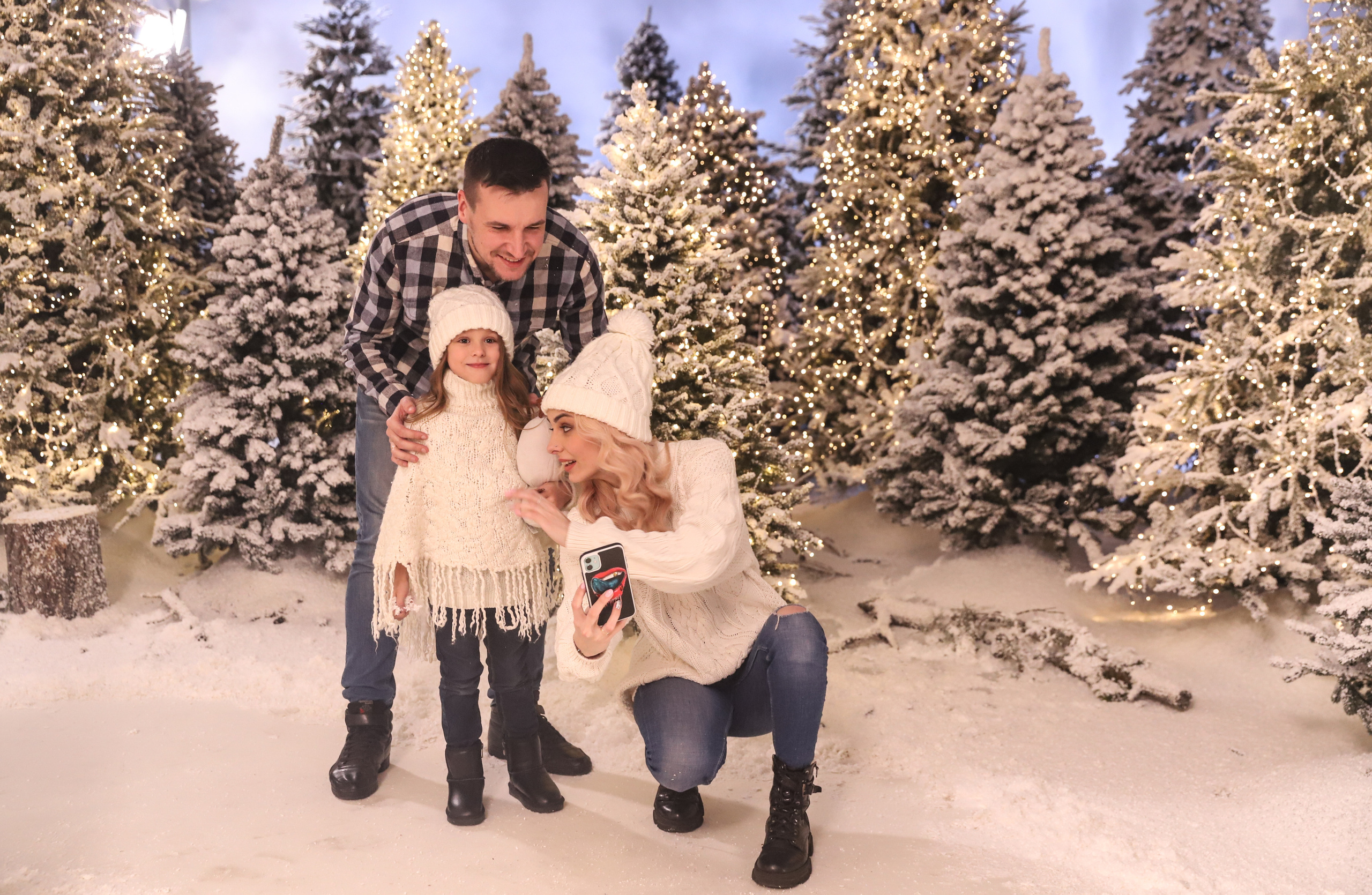 Фотосессия в заснеженном лесу. Сімейний та дитячий фотограф Київ, Ірпінь, Буча — Галина Пивоварова