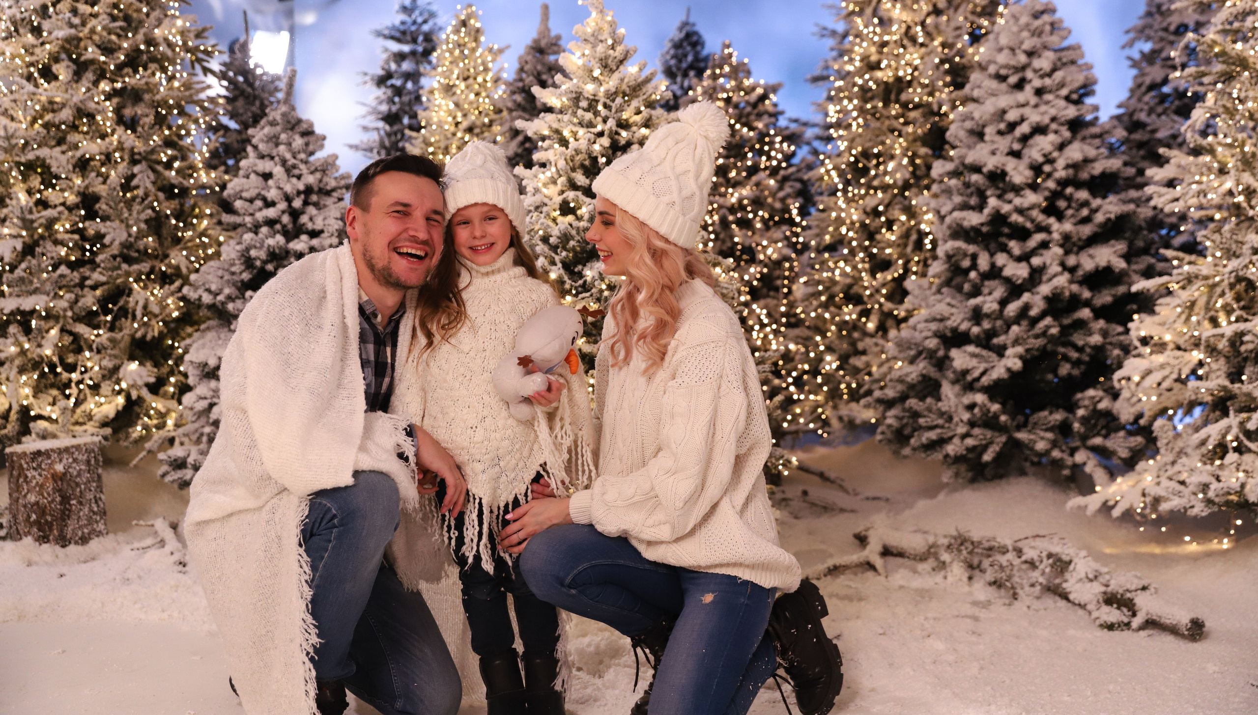 Фотосессия в заснеженном лесу. Сімейний та дитячий фотограф Київ, Ірпінь, Буча — Галина Пивоварова