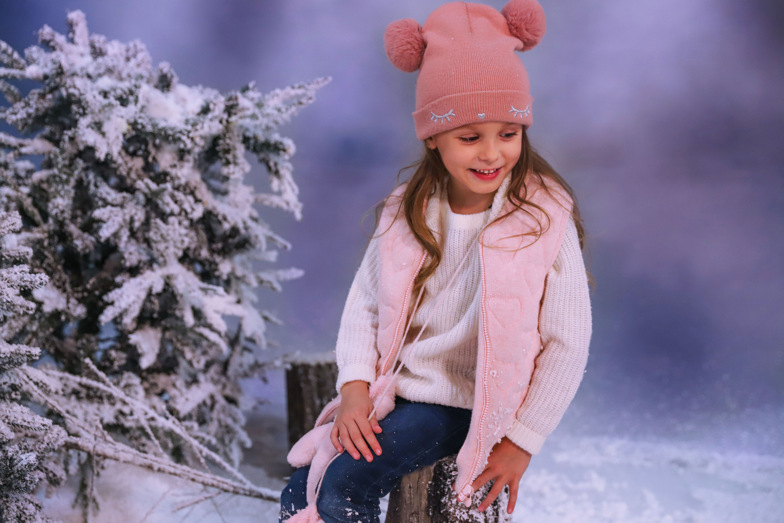 Детская фотосессия в заснеженном лесу. Сімейний та дитячий фотограф Київ, Ірпінь, Буча — Галина Пивоварова