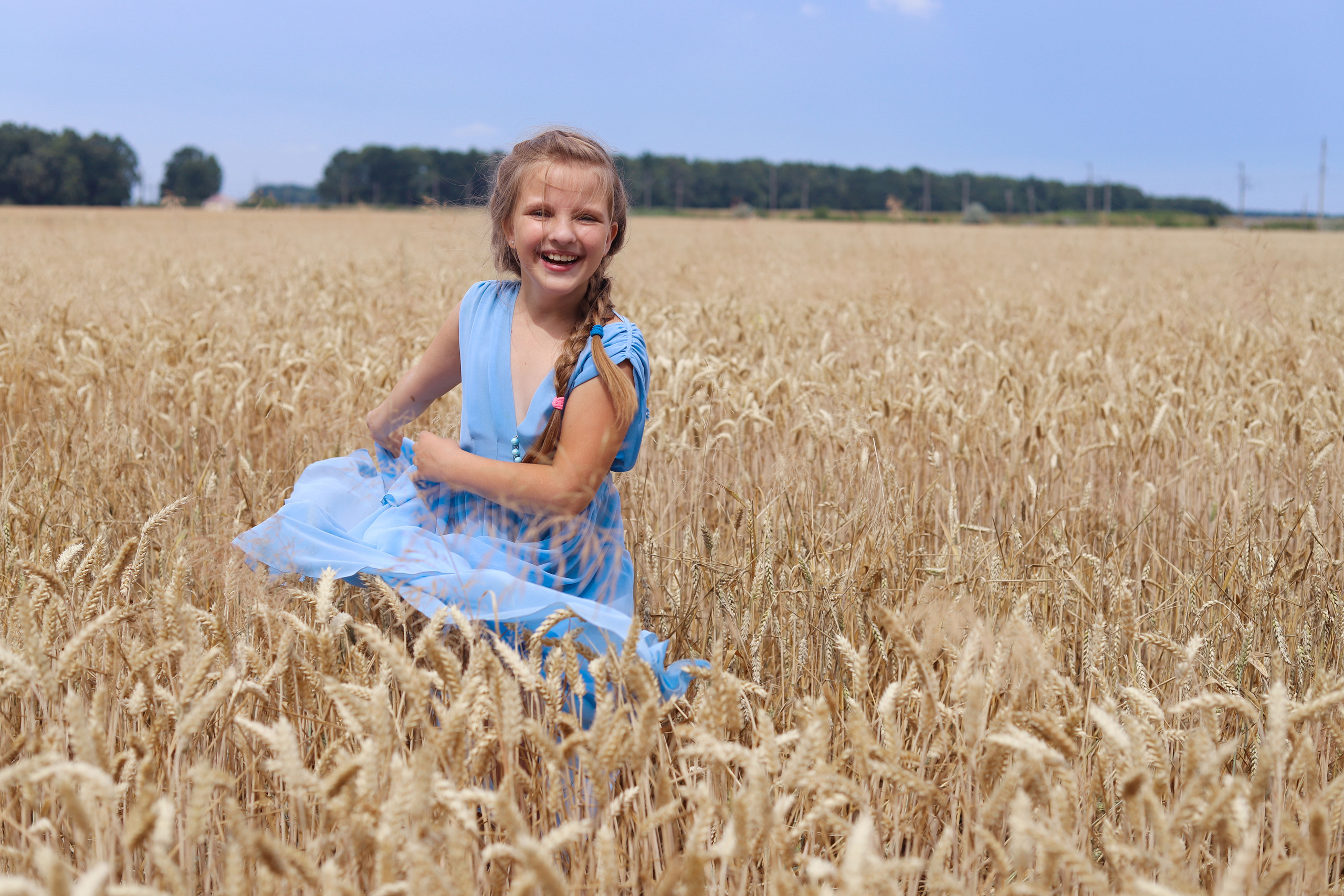 Фотосессия в пшеничном поле. Сімейний та дитячий фотограф Київ, Ірпінь, Буча — Галина Пивоварова