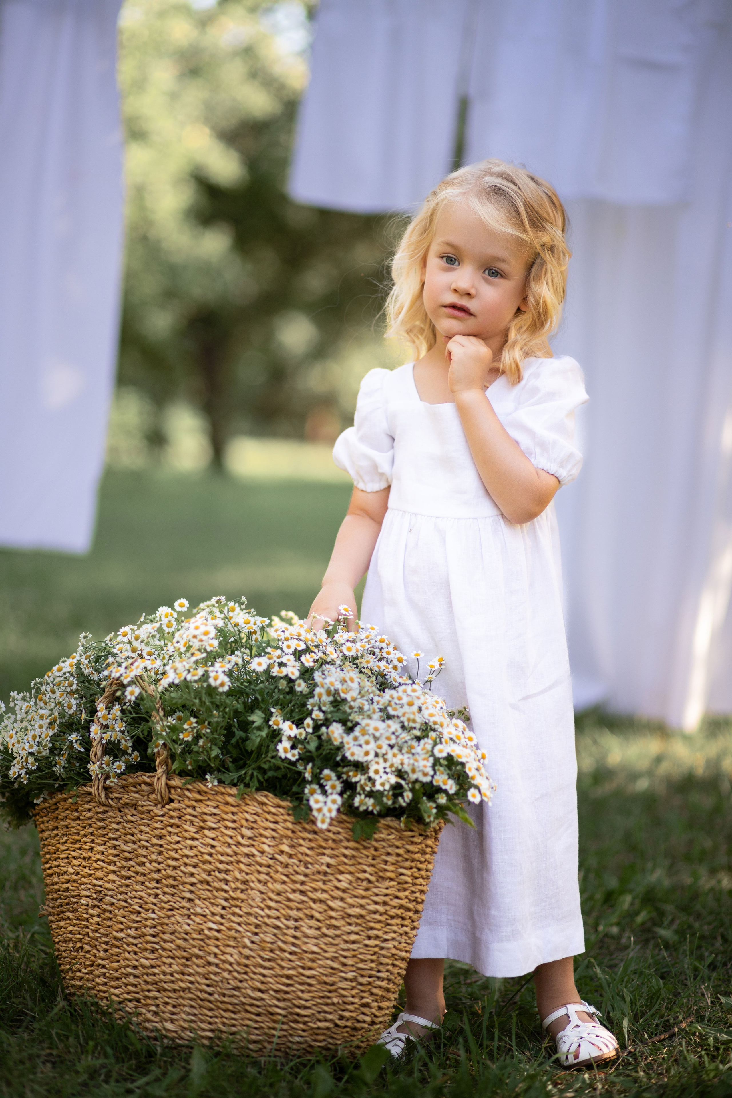 Літня дитяча фотозйомка в саду. Сімейний та дитячий фотограф Київ, Ірпінь, Буча — Галина Пивоварова