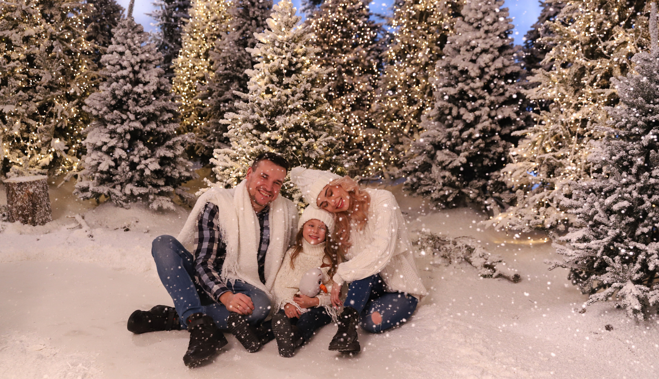 Фотосессия в заснеженном лесу. Сімейний та дитячий фотограф Київ, Ірпінь, Буча — Галина Пивоварова