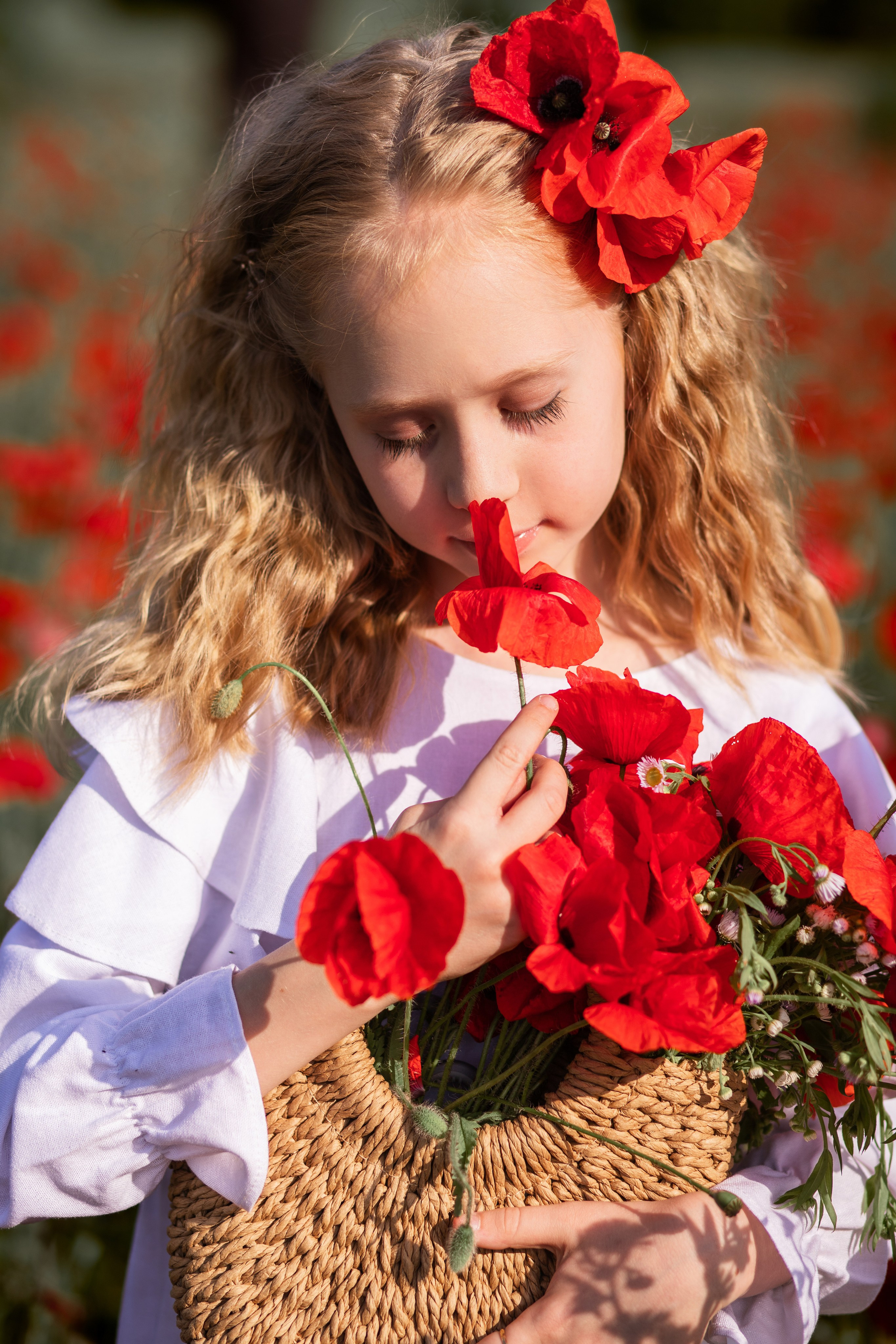 Фотопрогулянка маковим полем з Юлечкою. Сімейний та дитячий фотограф Київ, Ірпінь, Буча — Галина Пивоварова