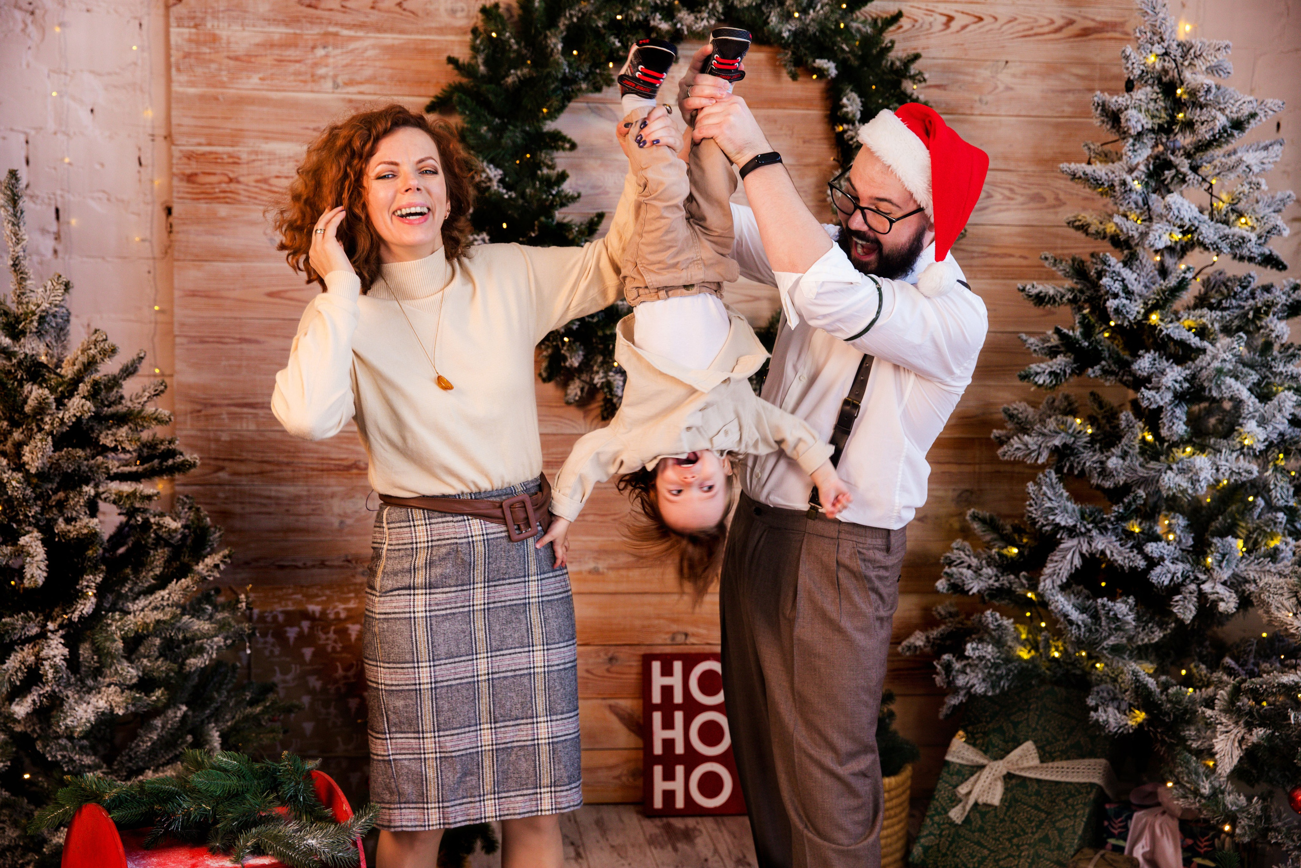 Новорічна сімейна фотозйомка. Сімейний та дитячий фотограф Київ, Ірпінь, Буча — Галина Пивоварова