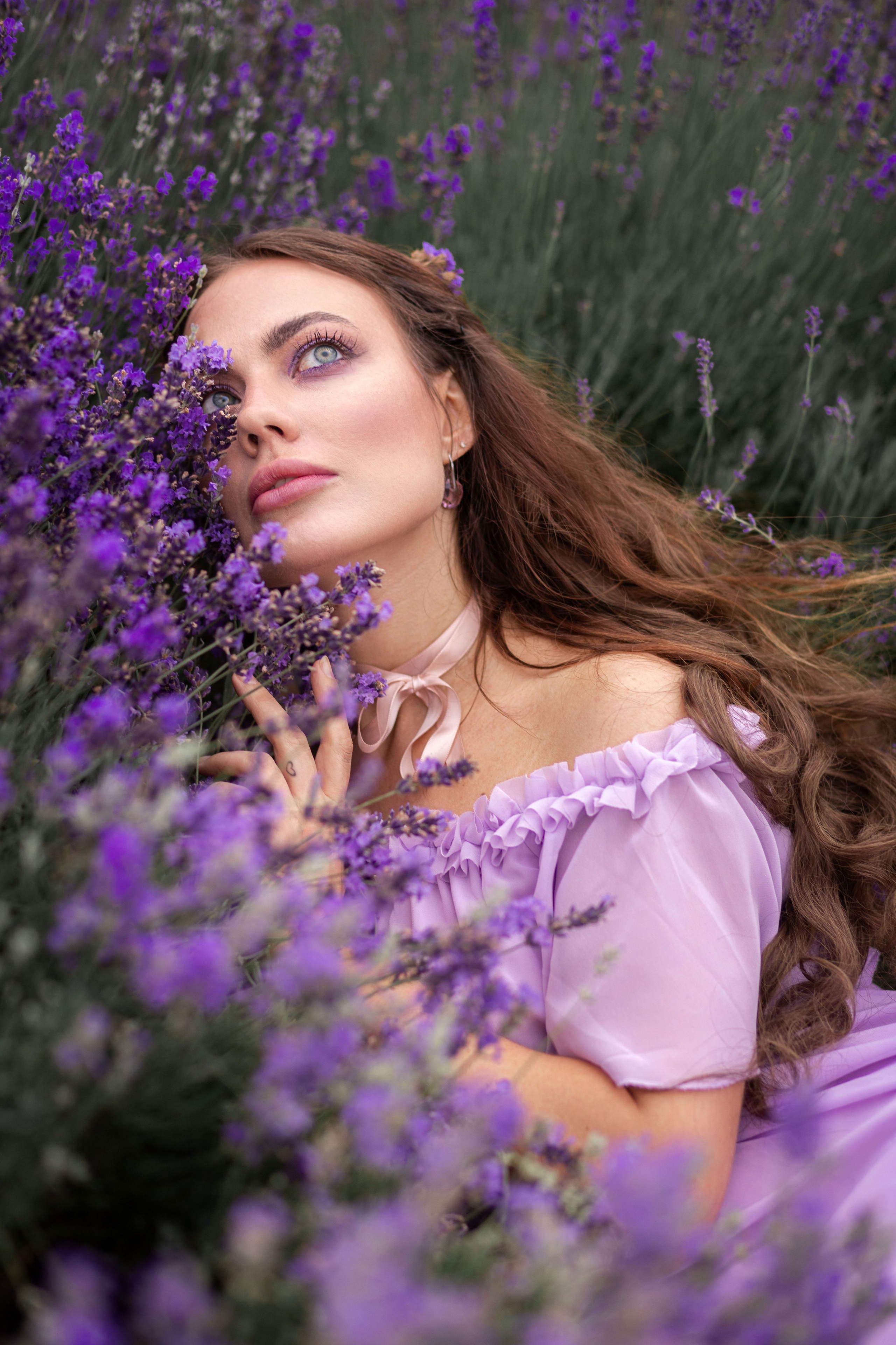 Лавандовий вечір з Олесею. Сімейний та дитячий фотограф Київ, Ірпінь, Буча — Галина Пивоварова