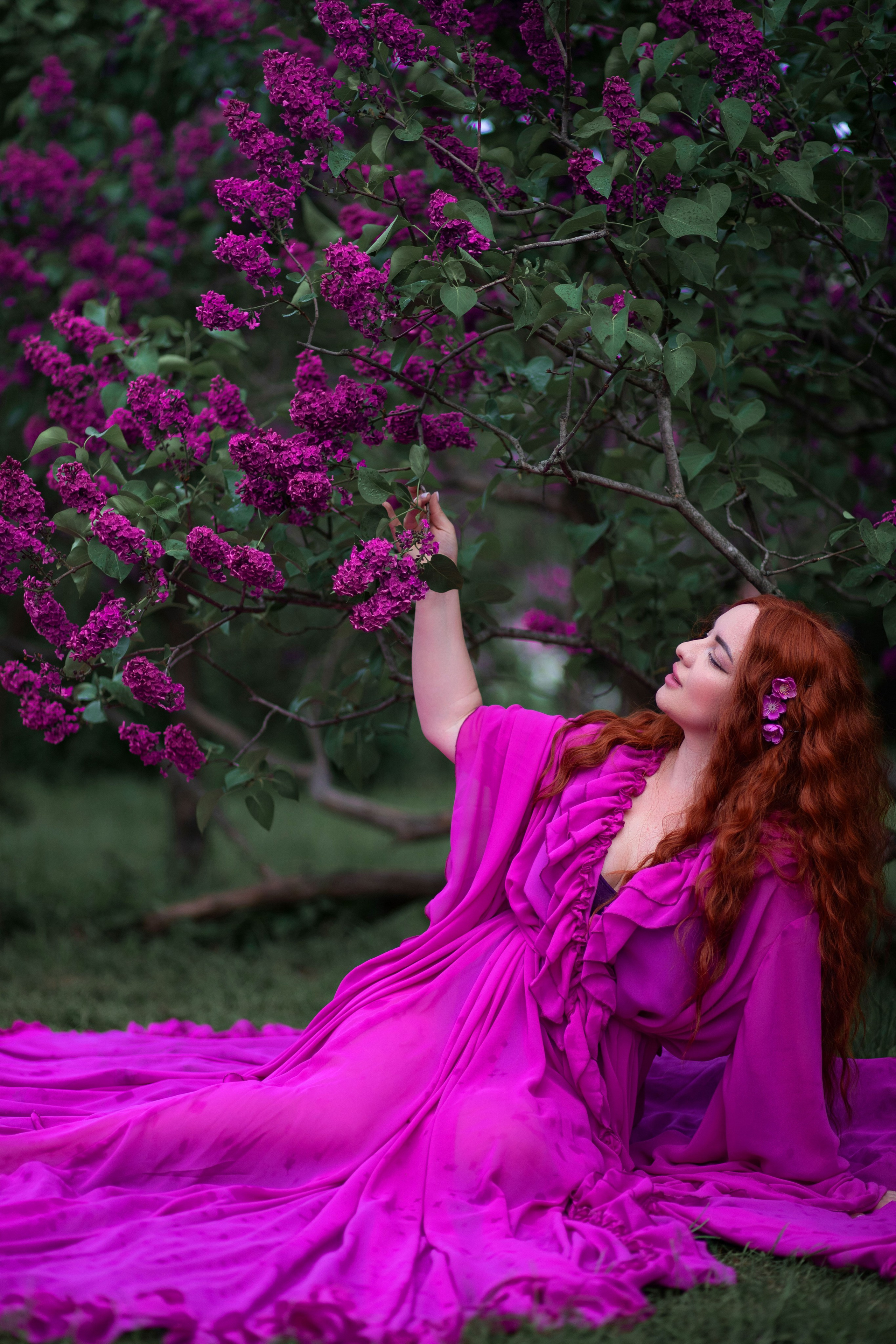 Фотозйомка з Яною «Бузковий запах весни». Сімейний та дитячий фотограф Київ, Ірпінь, Буча — Галина Пивоварова