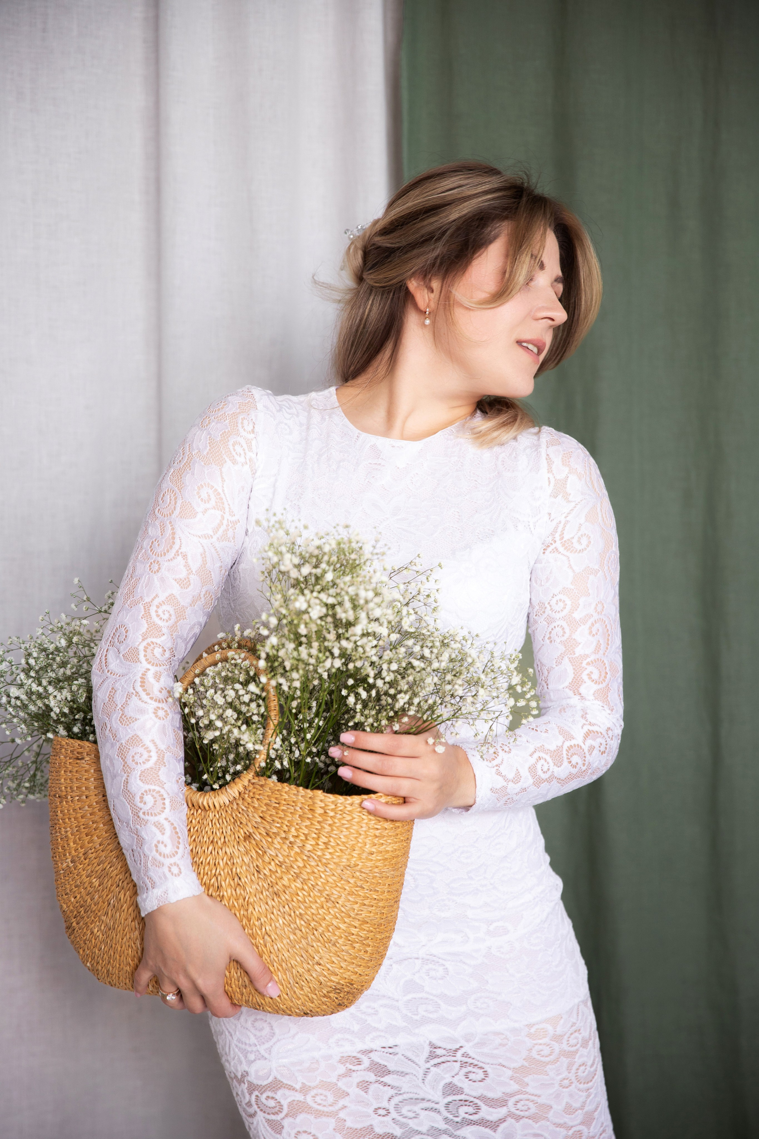 Фотозйомка «Оливково-біла ніжність» з Надею. Сімейний та дитячий фотограф Київ, Ірпінь, Буча — Галина Пивоварова