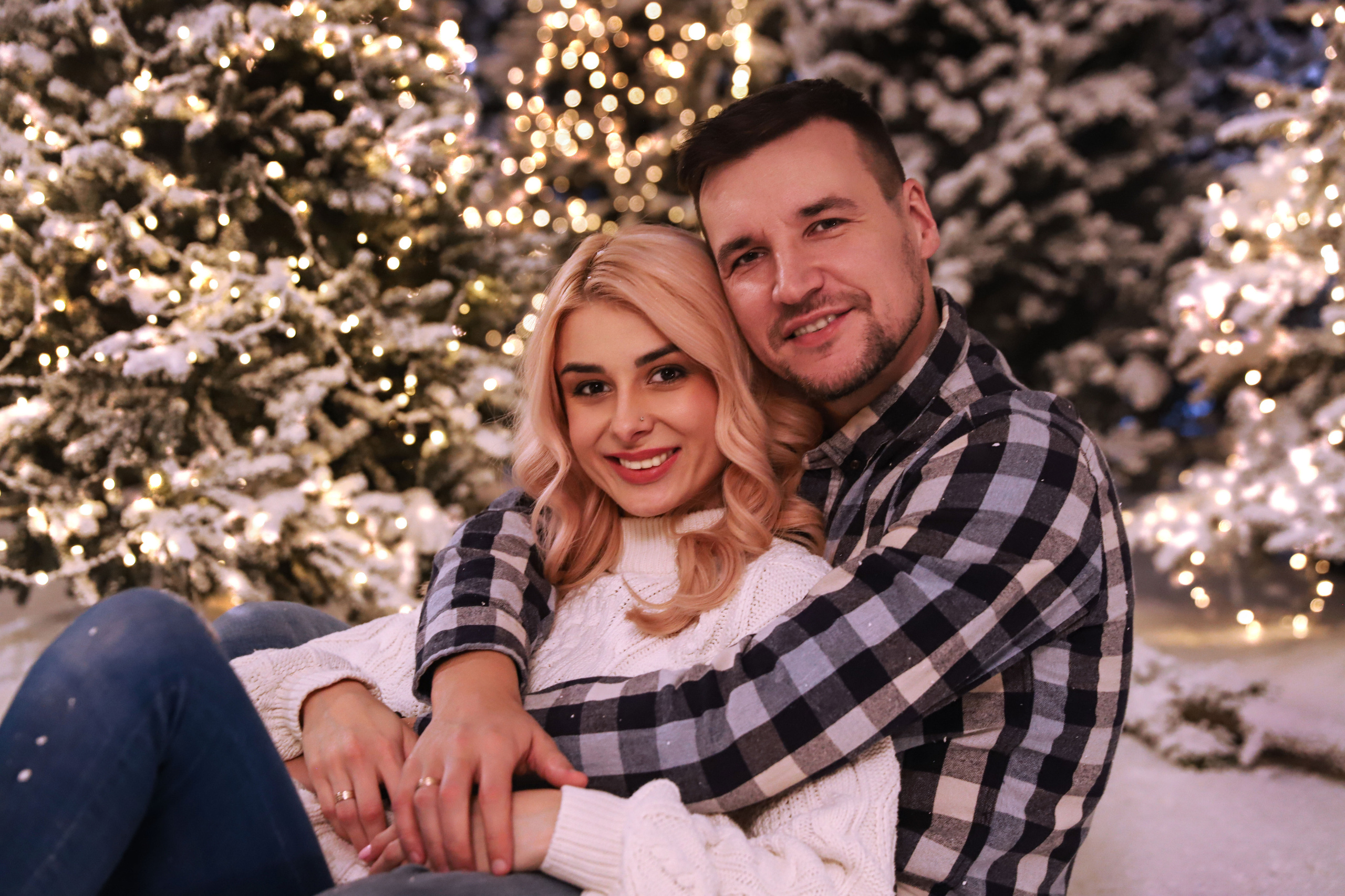 Семейная фотосессия в заснеженном лесу. Сімейний та дитячий фотограф Київ, Ірпінь, Буча — Галина Пивоварова