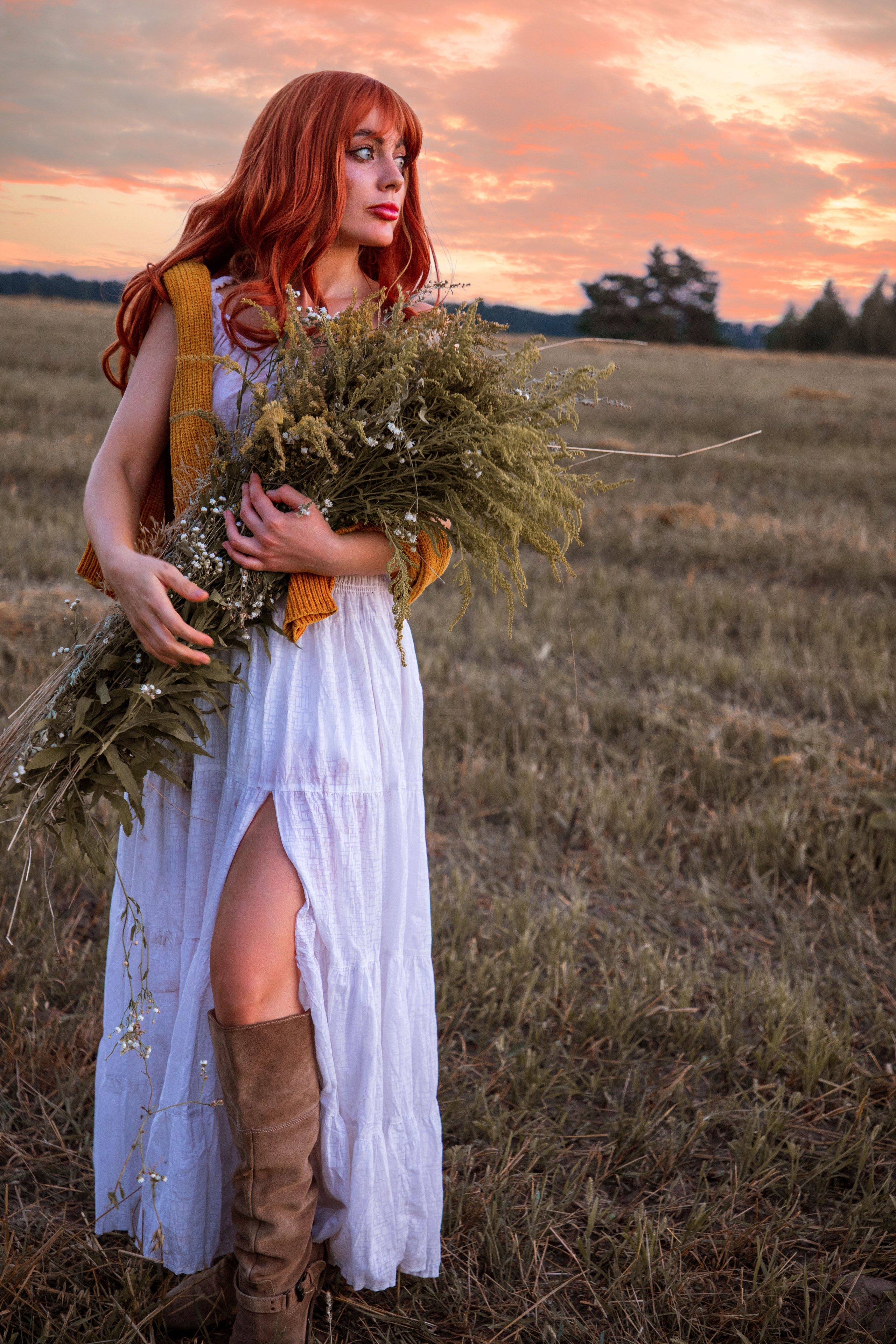 Фотозйомка з Олесею на заході сонця. Сімейний та дитячий фотограф Київ, Ірпінь, Буча — Галина Пивоварова