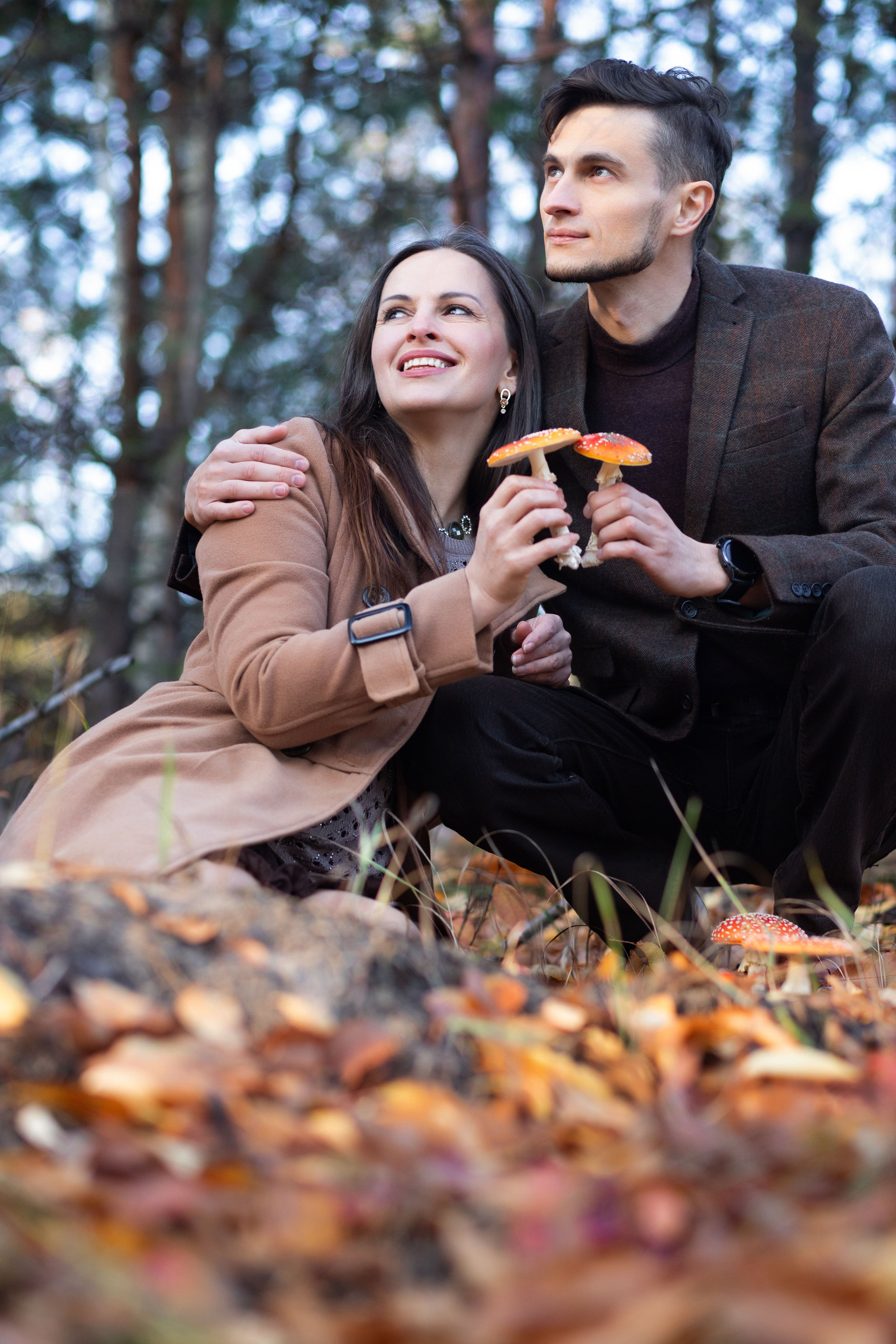 Осіння фотозйомка Юлії та Кіріла. Сімейний та дитячий фотограф Київ, Ірпінь, Буча — Галина Пивоварова